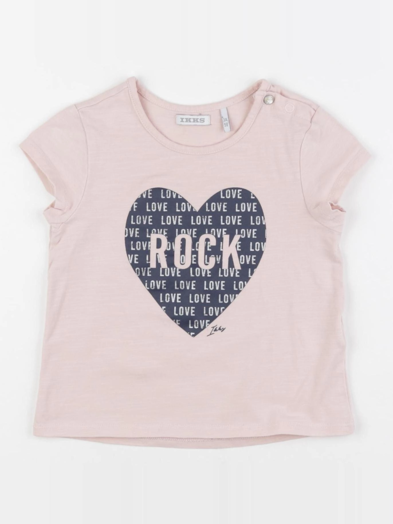 IKKS - tee-shirt rose - 3 ans