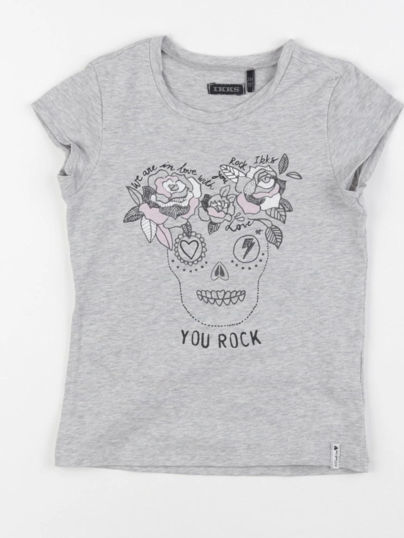 IKKS - tee-shirt gris - 3 ans
