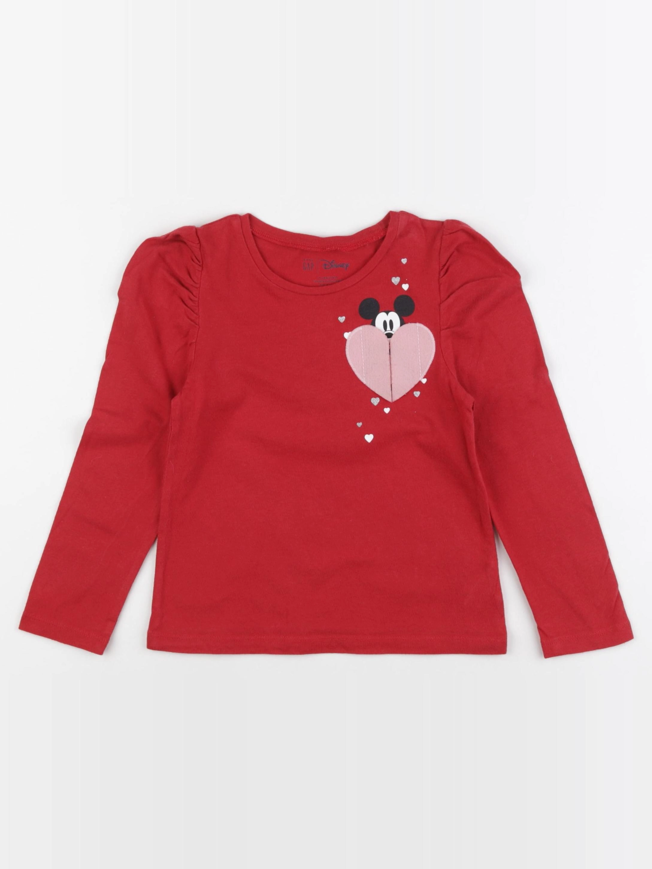 GAP - tee-shirt rouge - 4 ans