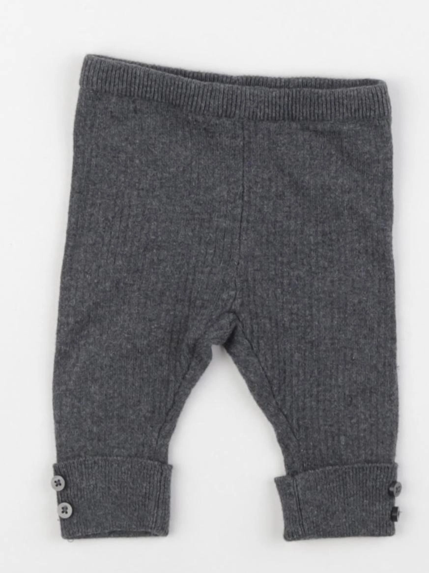 Zara - legging gris - 0/1 mois
