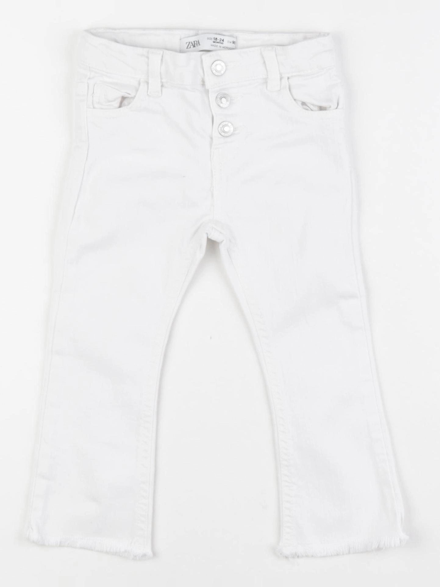 Zara - jean blanc - 18/24 mois