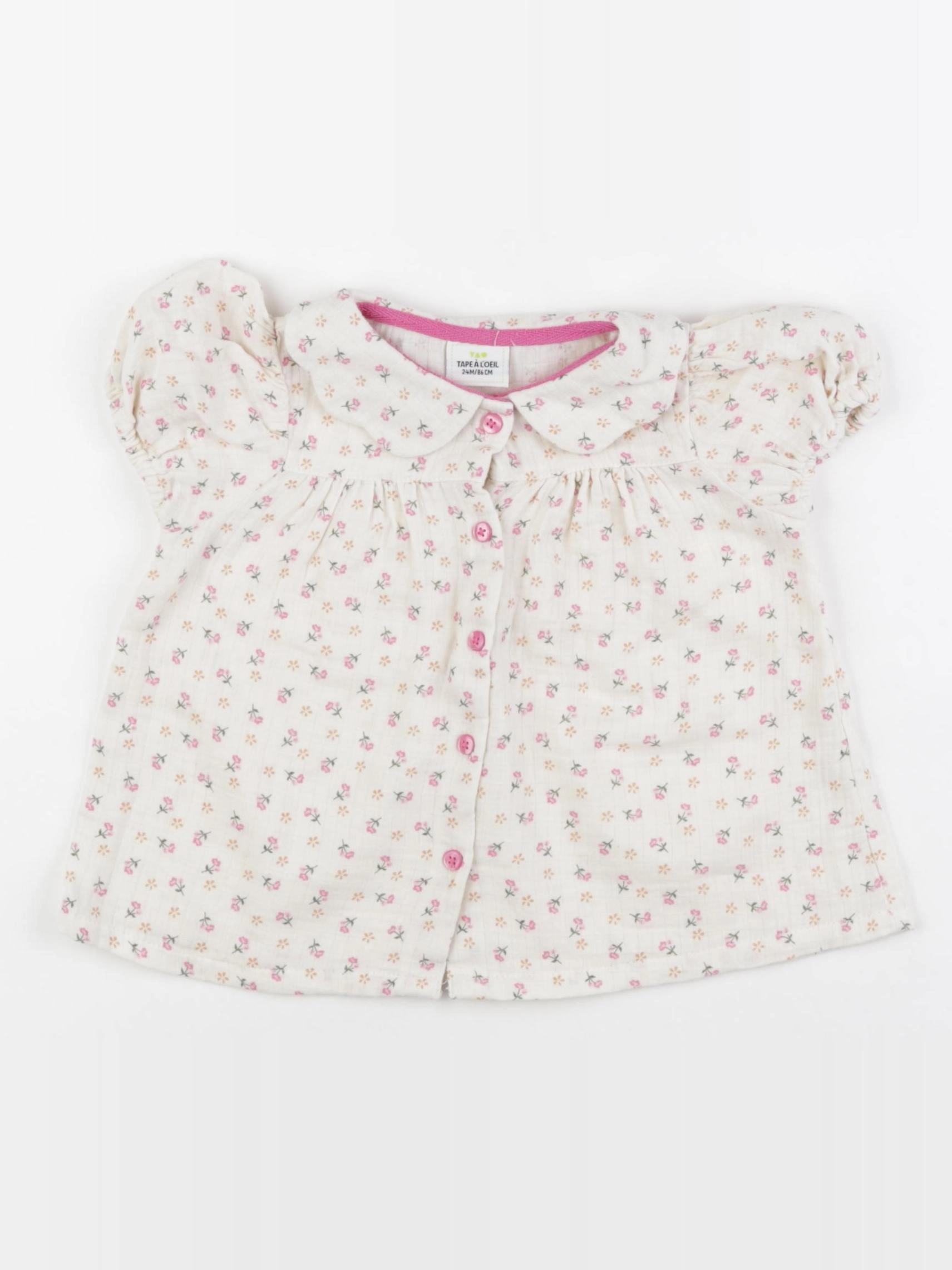Tape à l'oeil - blouse beige, rose - 24 mois