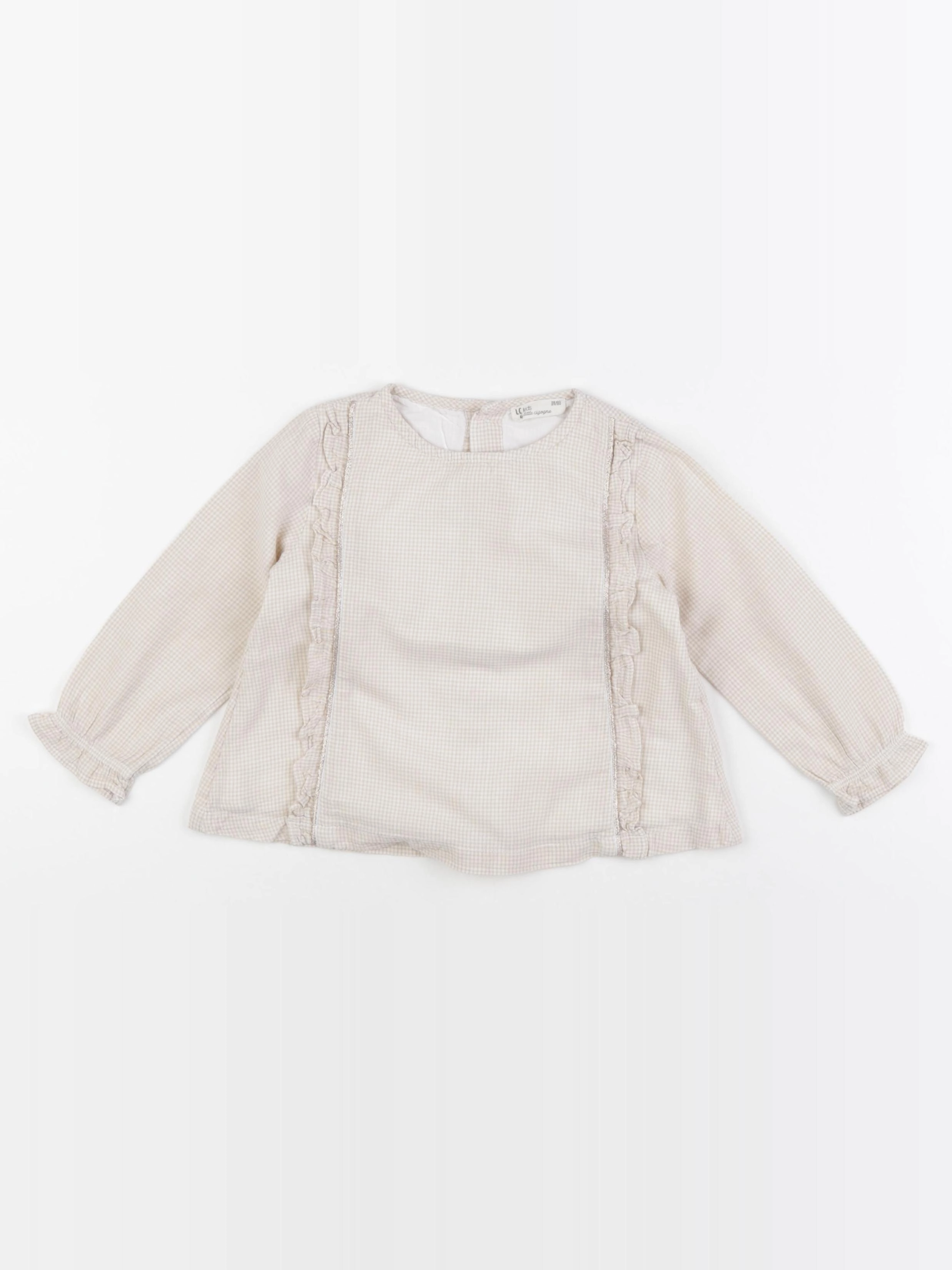 Little Cigogne - blouse beige - 2 ans