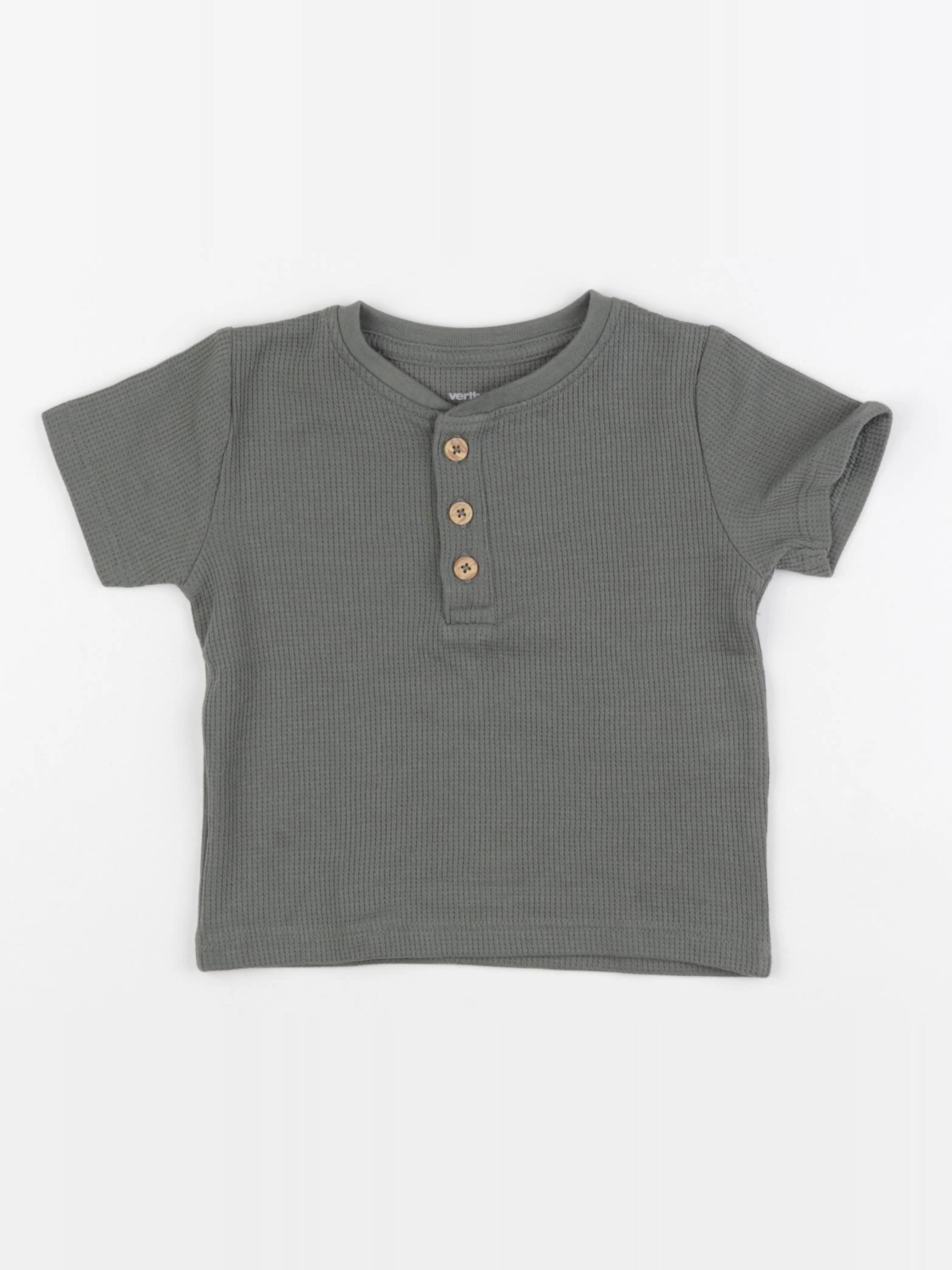 Vertbaudet - tee-shirt vert - 9 mois