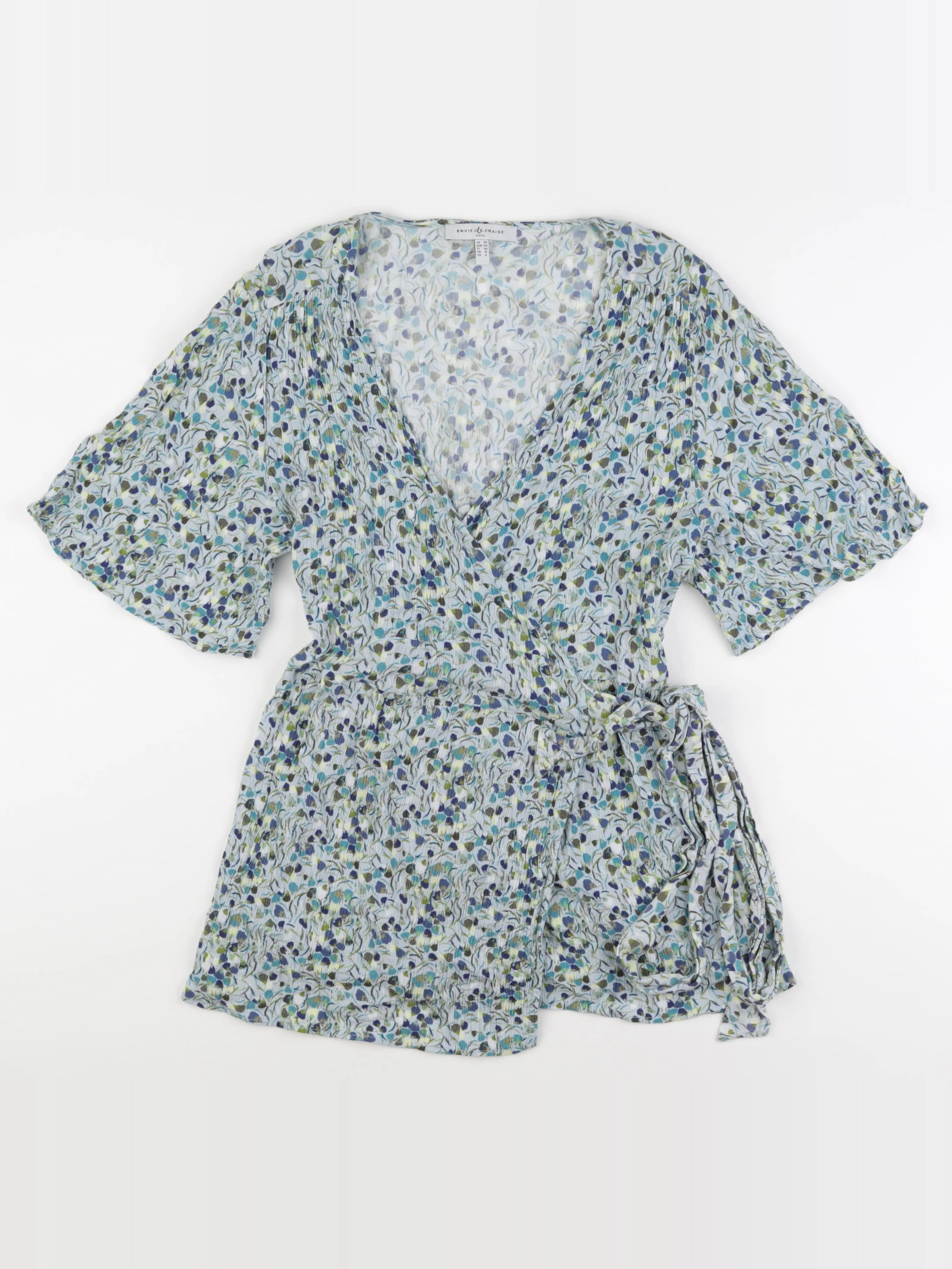 Envie de fraise - blouse allaitement bleu, vert - 36