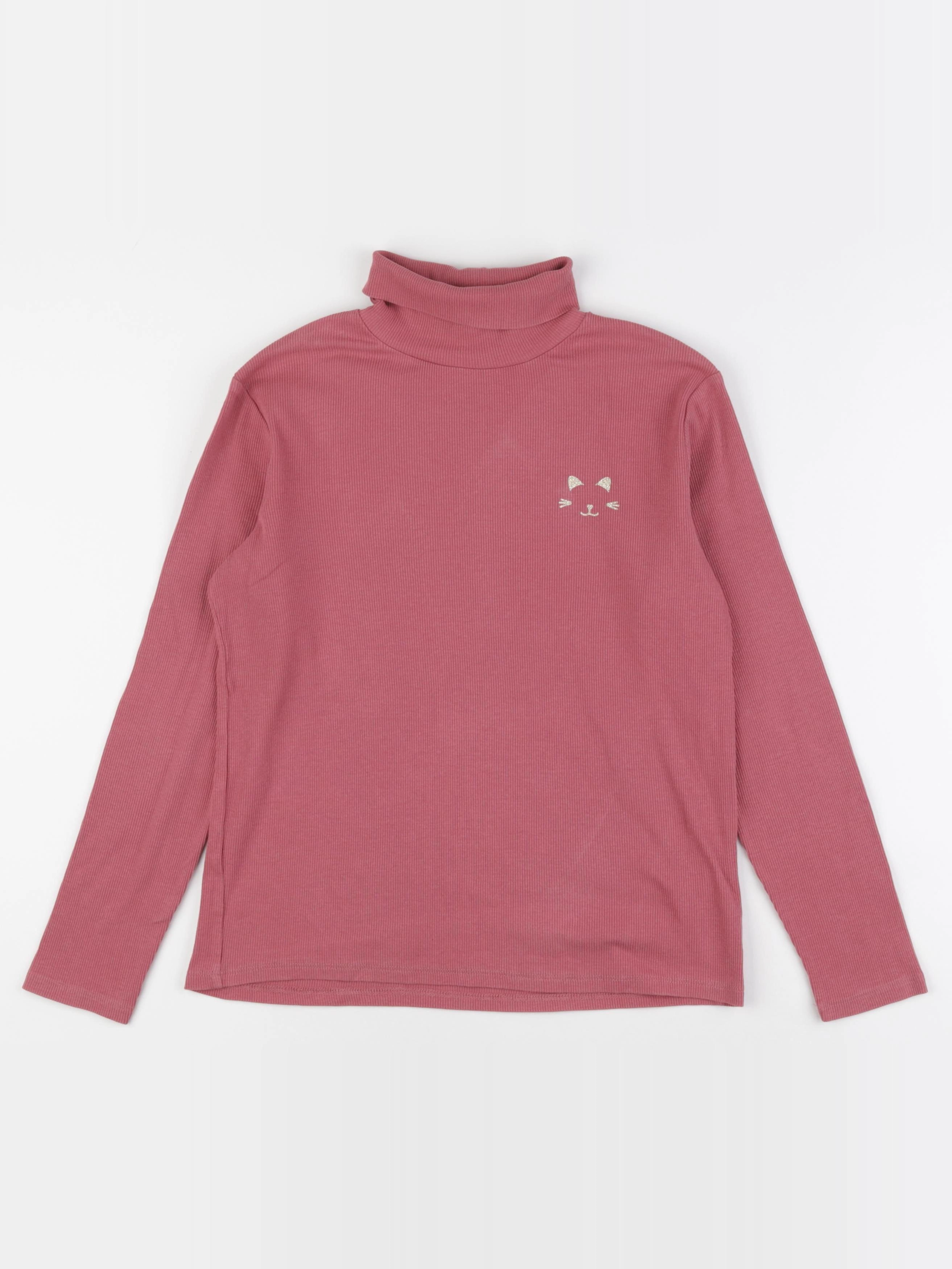 Vertbaudet - sous-pull rose - 12 ans