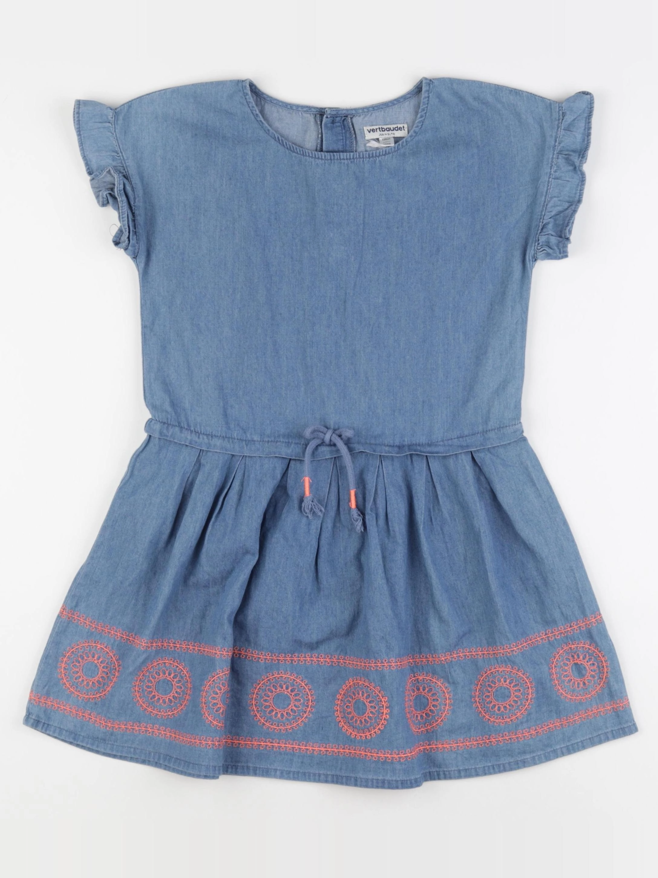 Vertbaudet - robe bleu - 8 ans