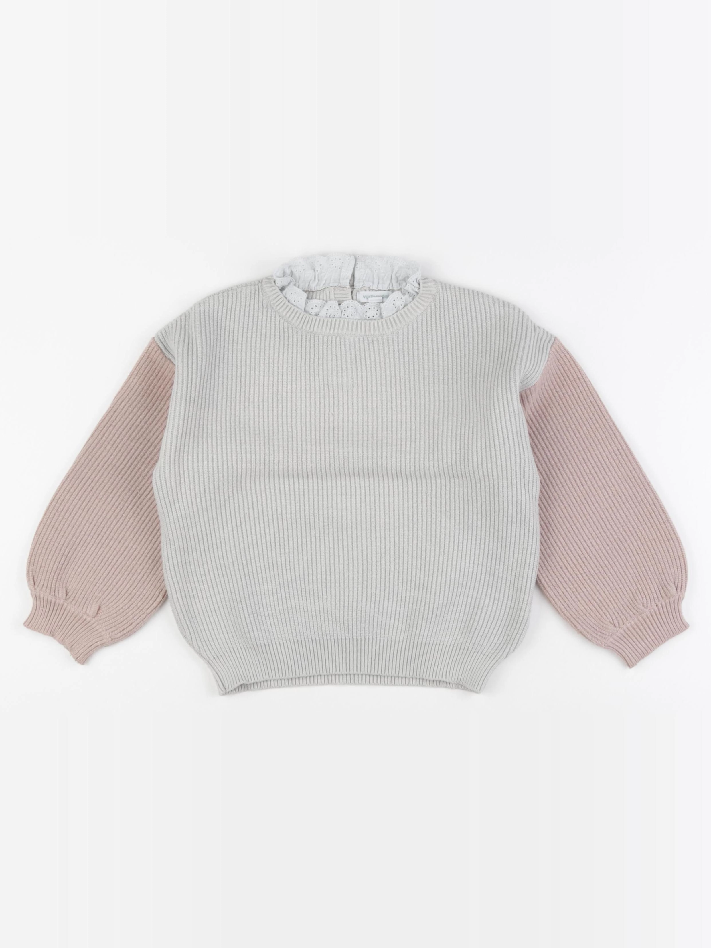 Vertbaudet - pull rose - 6 ans