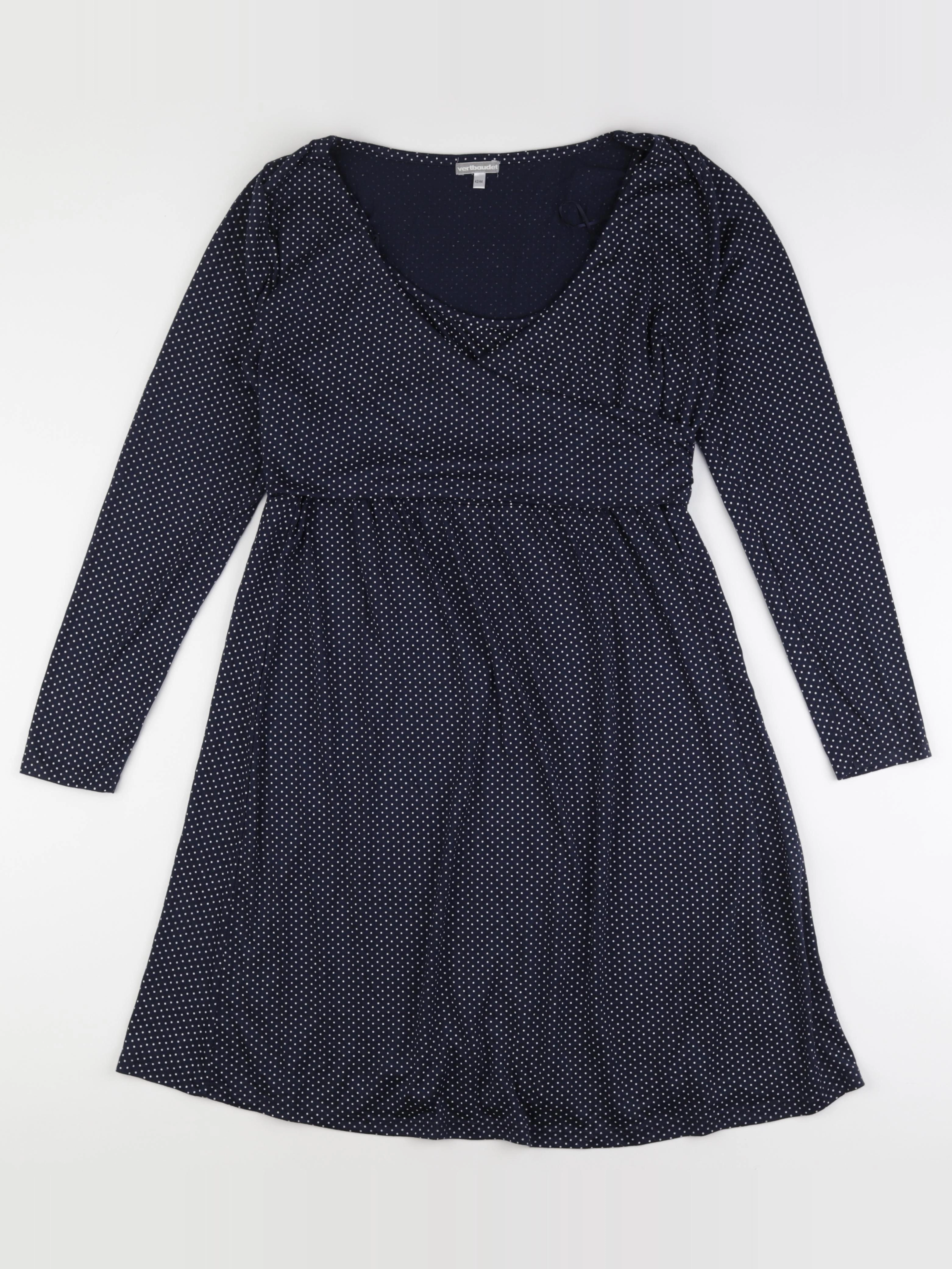 Vertbaudet - robe grossesse bleu - 42 à 44