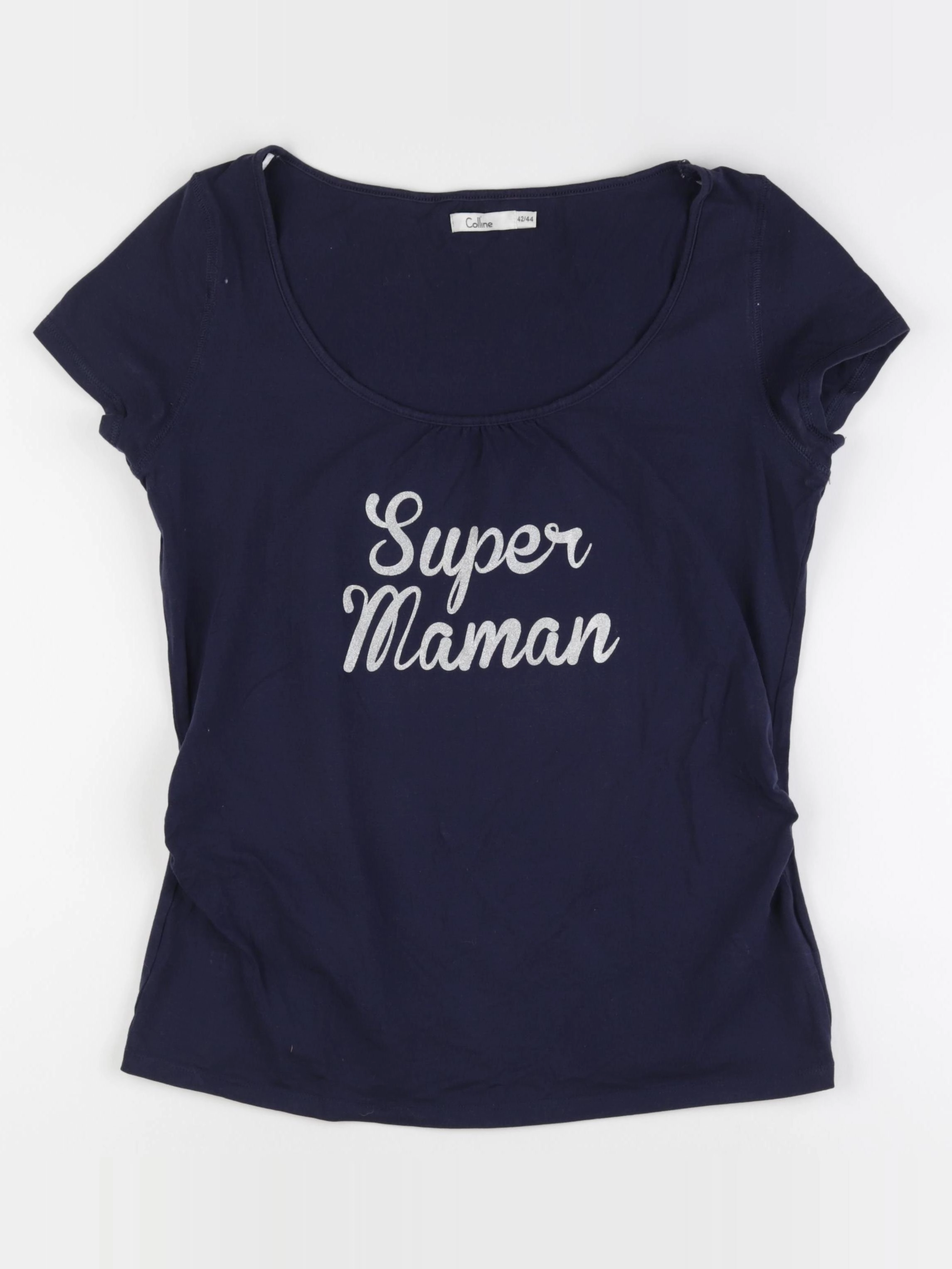 Vertbaudet - tee-shirt grossesse bleu - 42 à 44