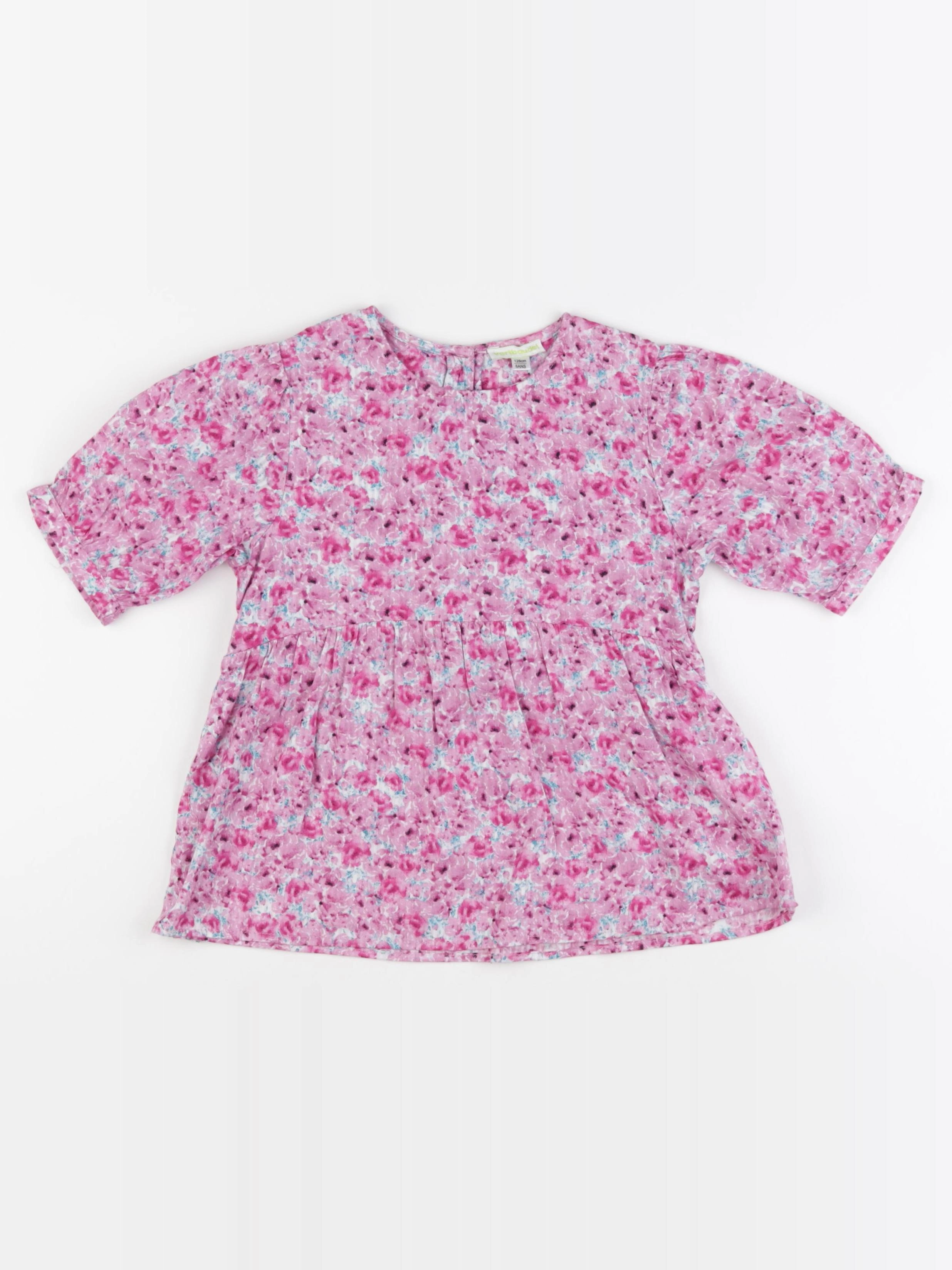 Vertbaudet - blouse rose - 8 ans
