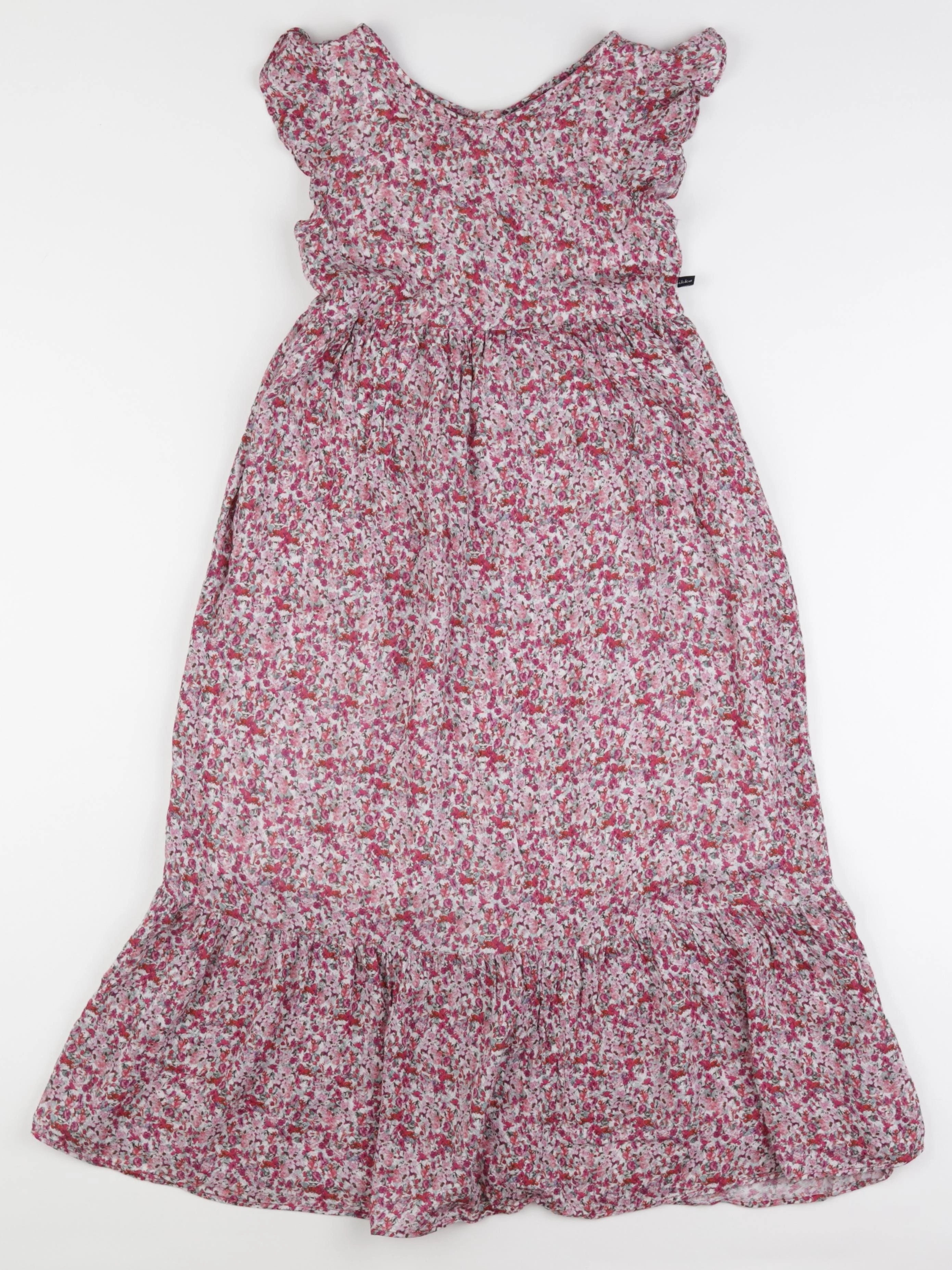 IKKS - robe rose - 8 ans