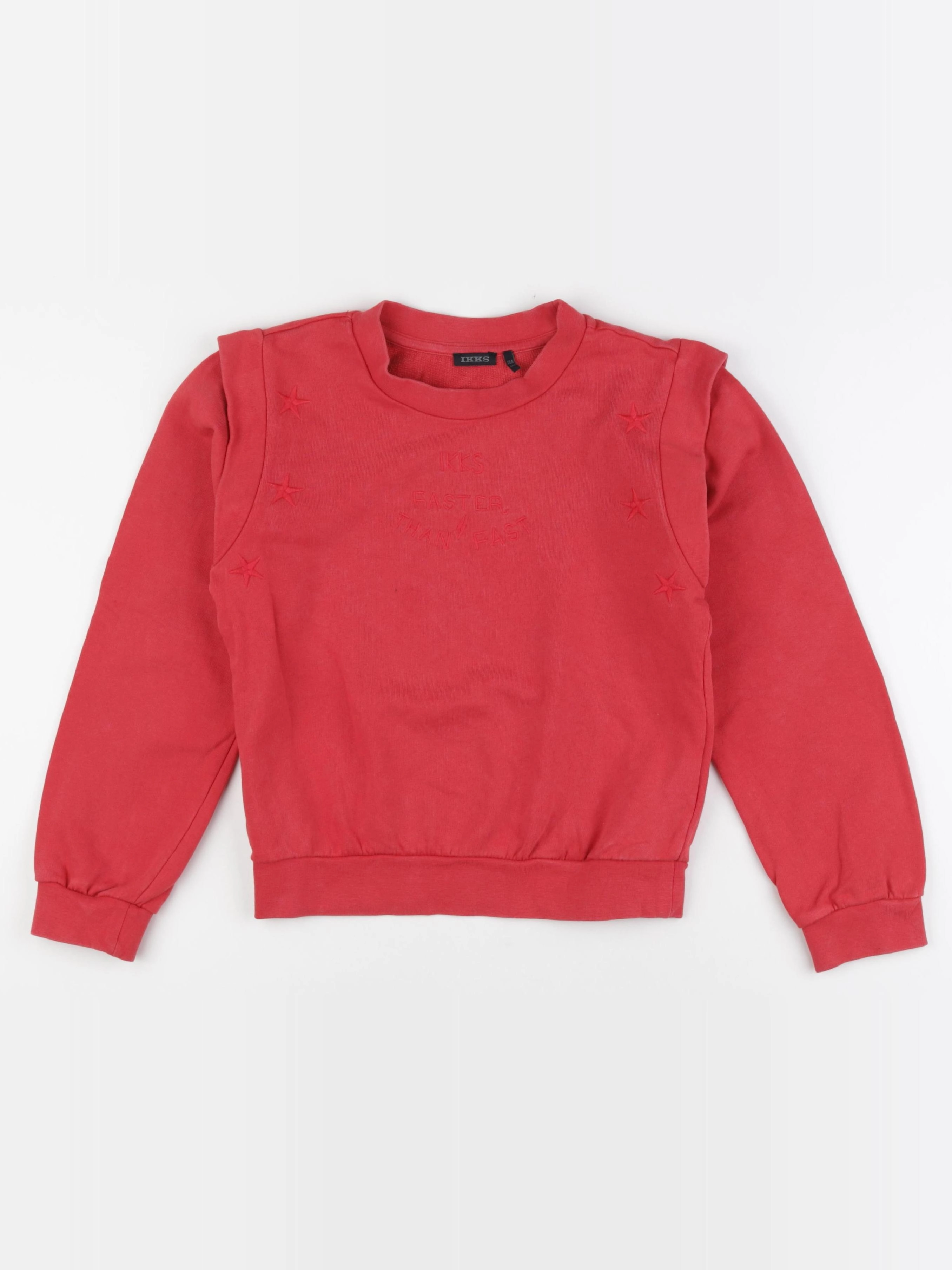 IKKS - sweat rouge - 10 ans