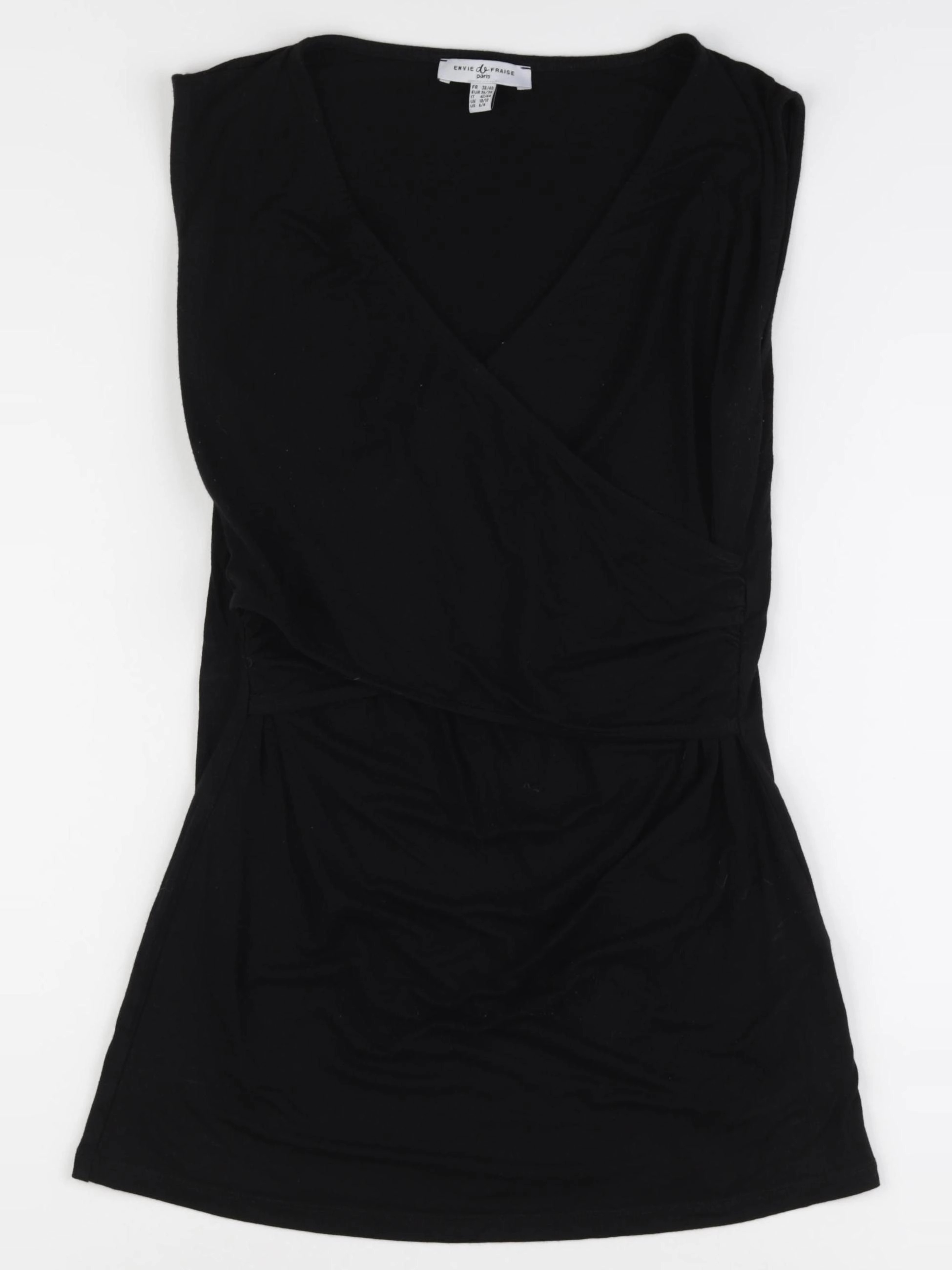 Envie de fraise - tee-shirt grossesse noir - 38 à 40