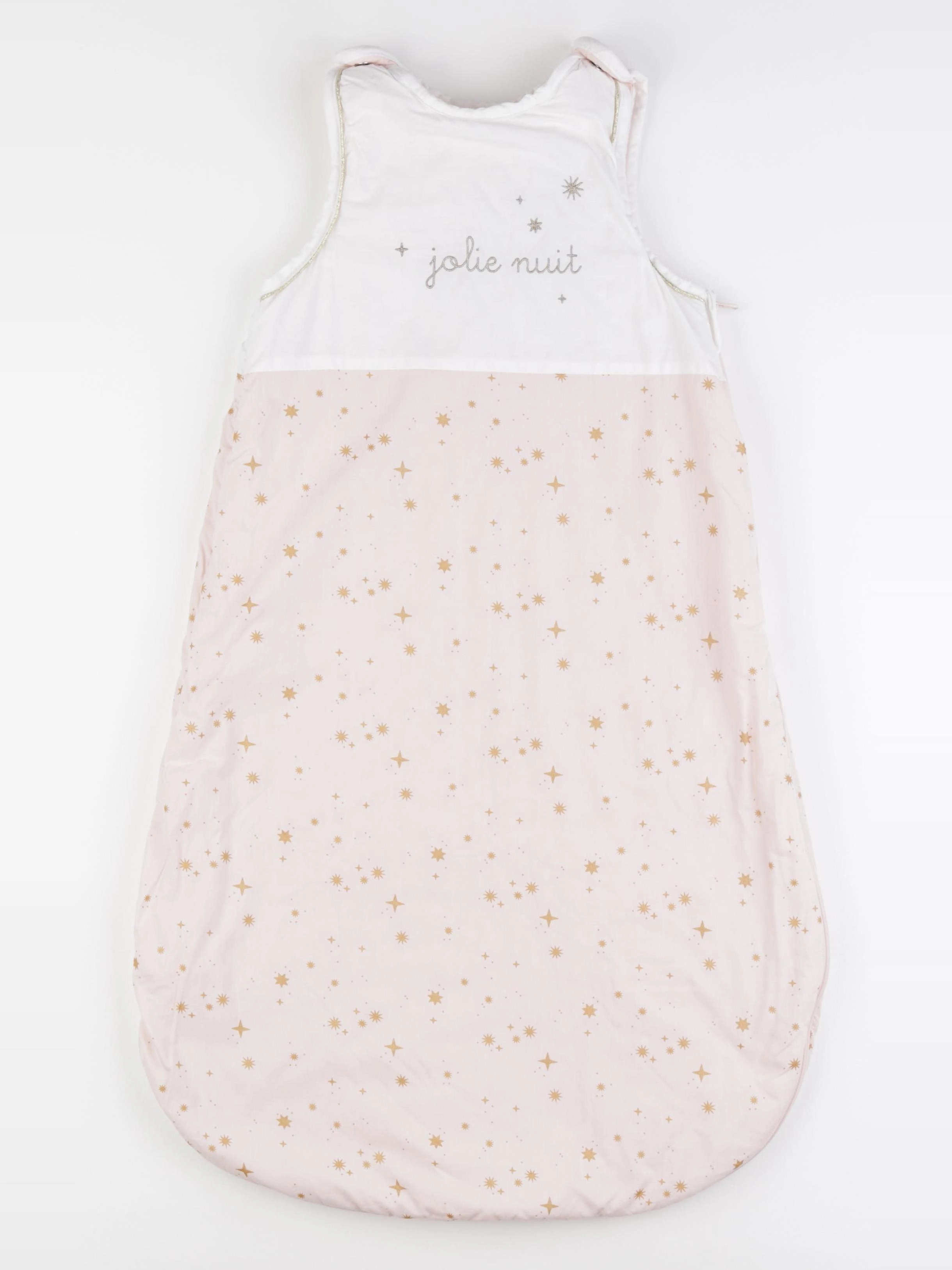 Vertbaudet - gigoteuse rose, blanc - 6/18 mois