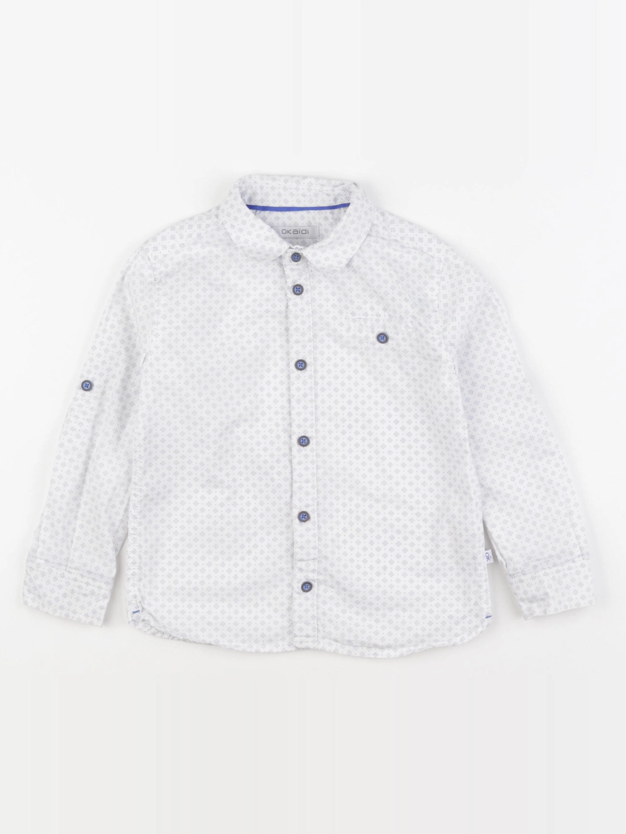 Okaidi - chemise blanc - 4 ans