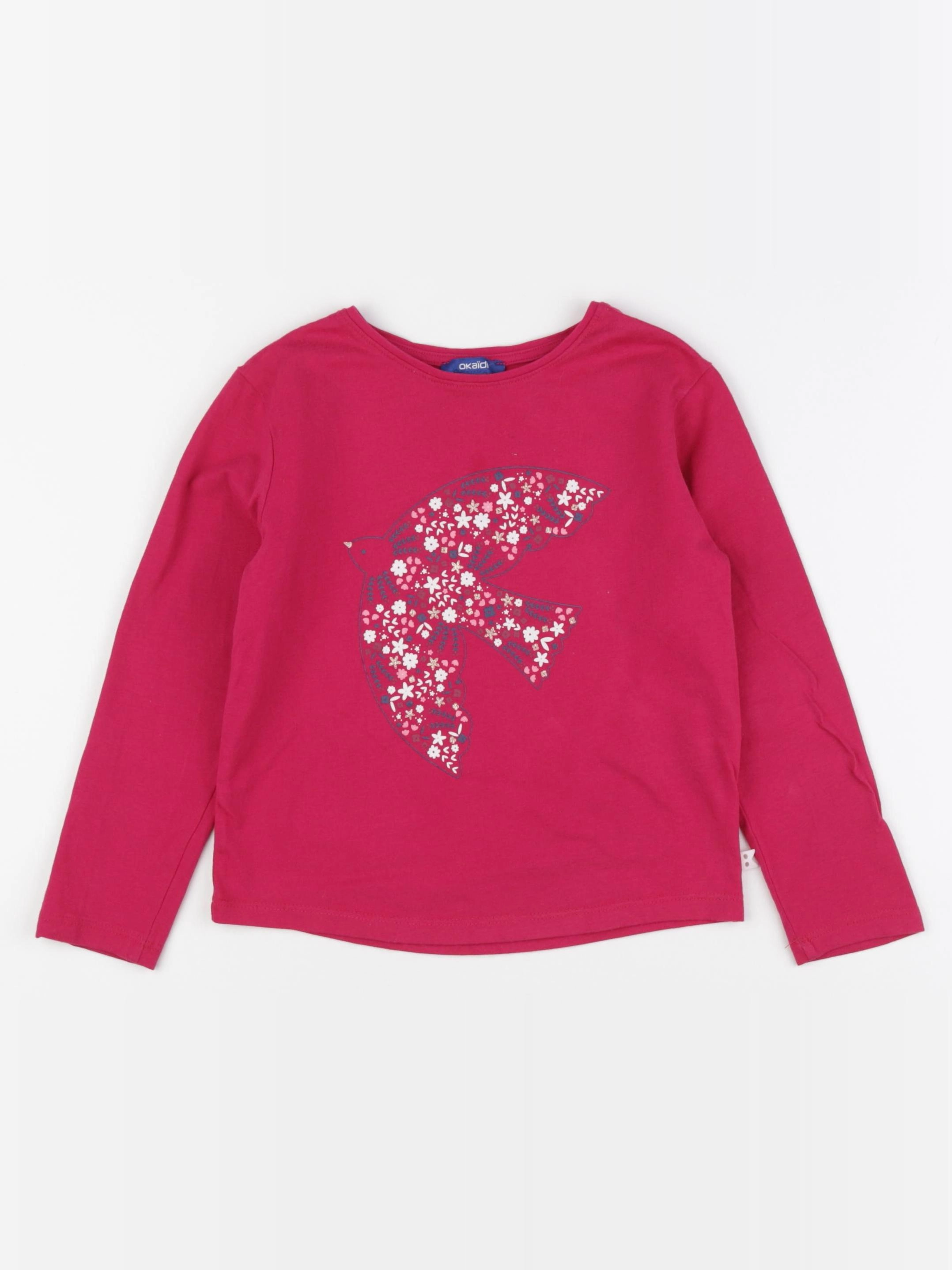 Okaidi - tee-shirt rose - 6 ans