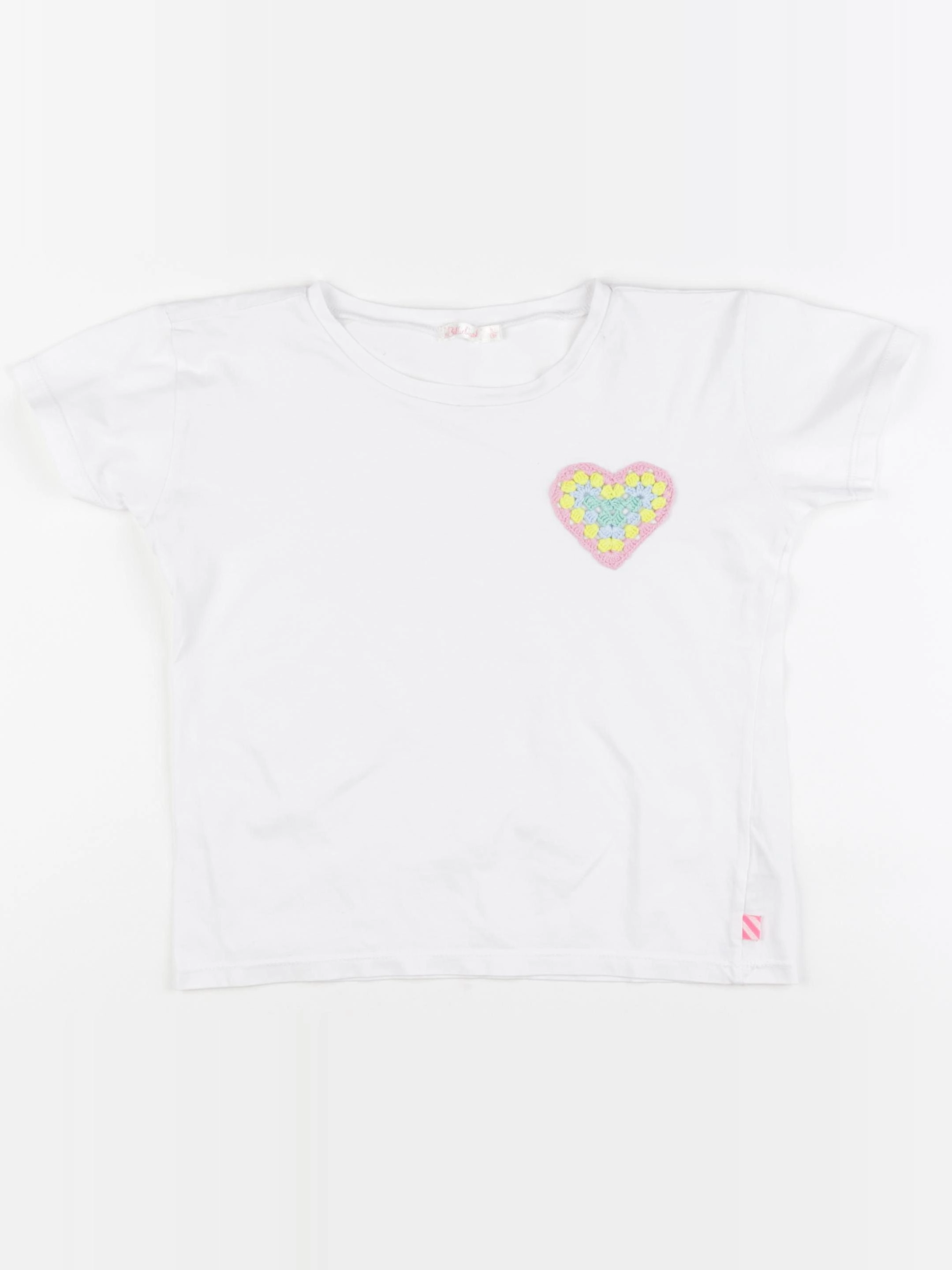 Billie Blush - tee-shirt blanc - 10 ans