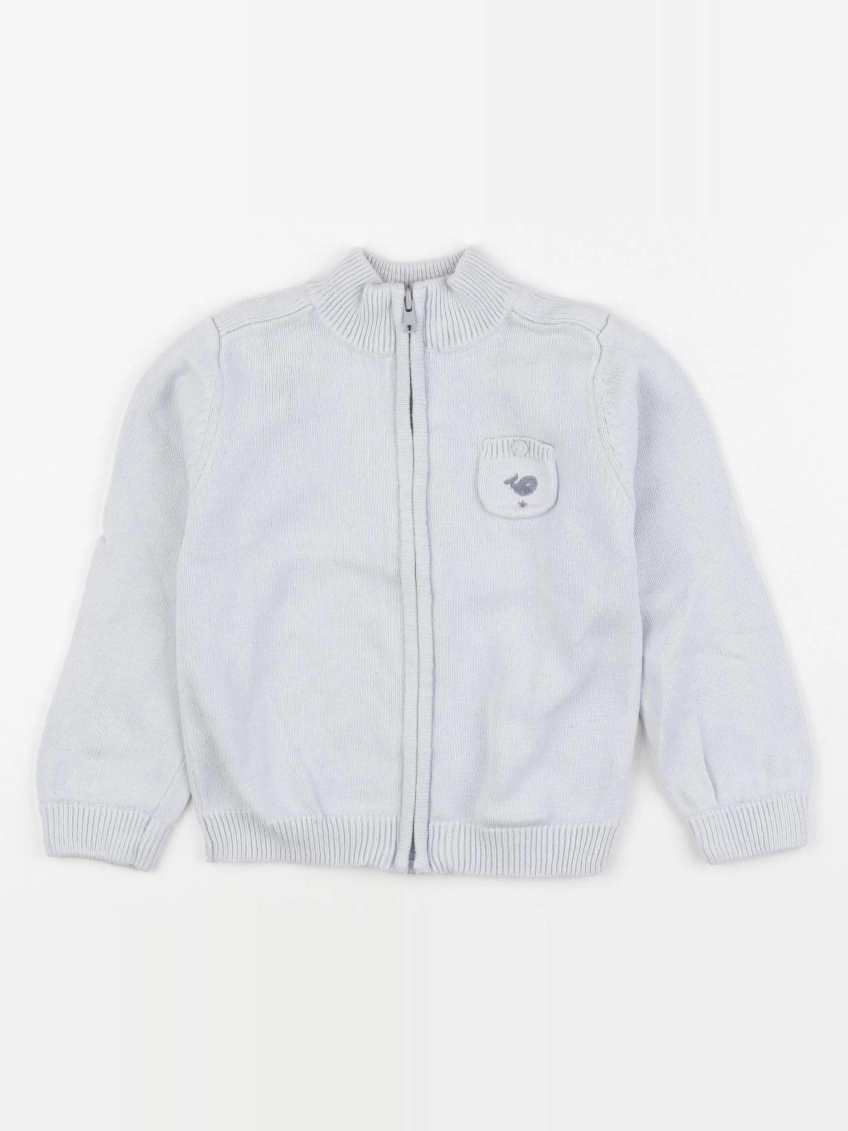 Cyrillus - gilet bleu - 18 mois