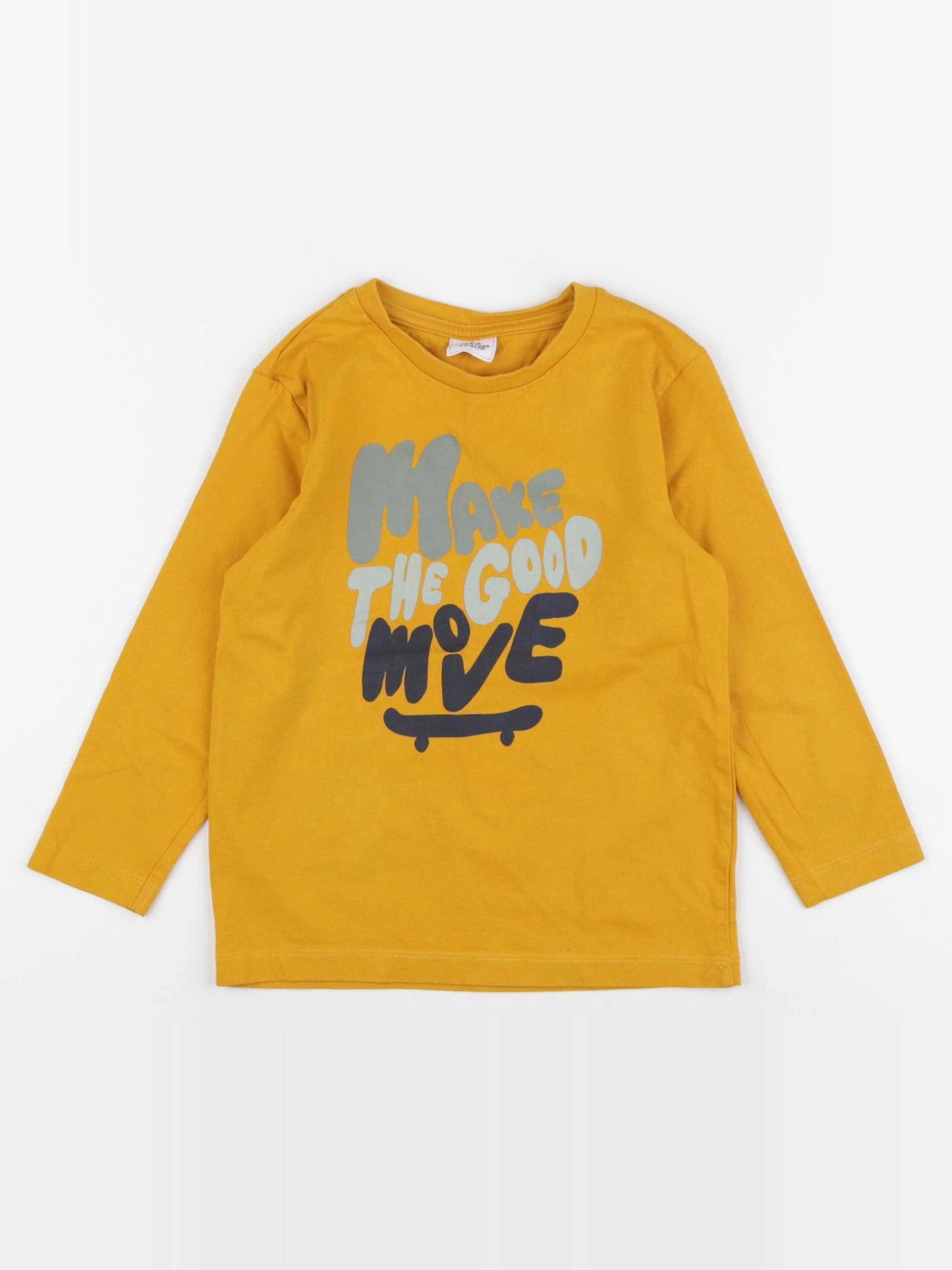 Tape à l'oeil - tee-shirt jaune - 4 ans