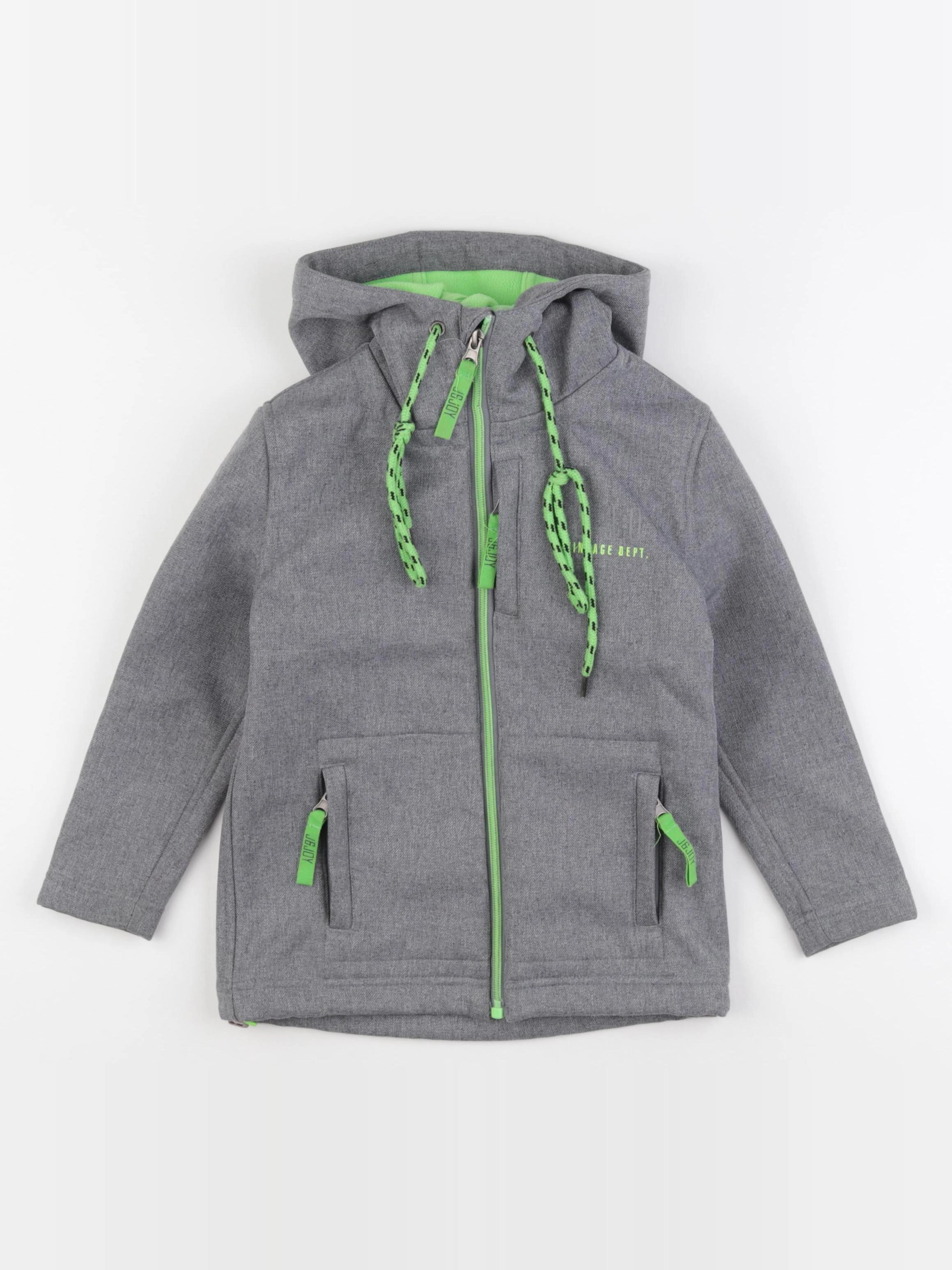 J&Joy - veste doublé gris - 4 ans