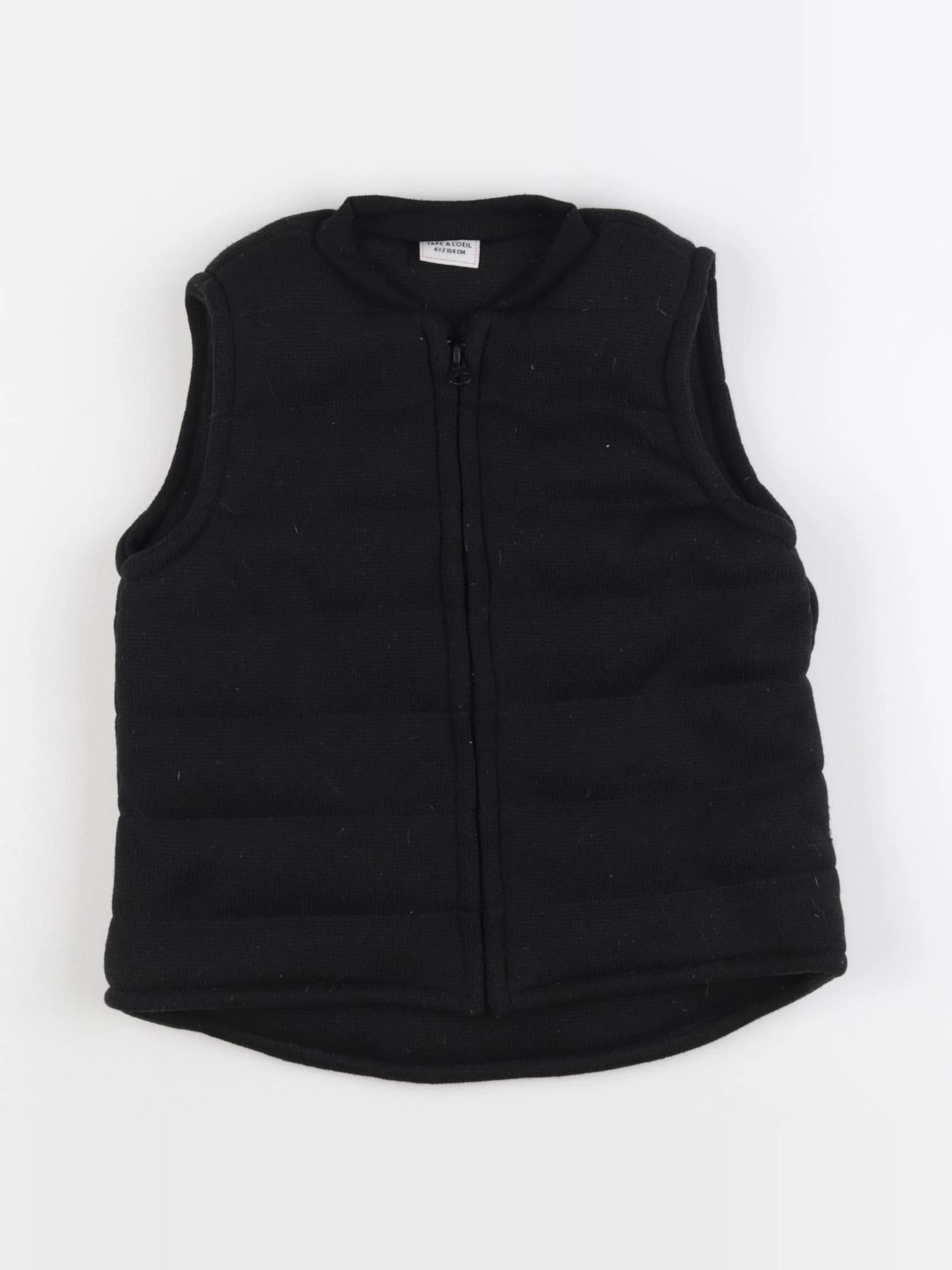 Tape à l'oeil - gilet noir - 4 ans
