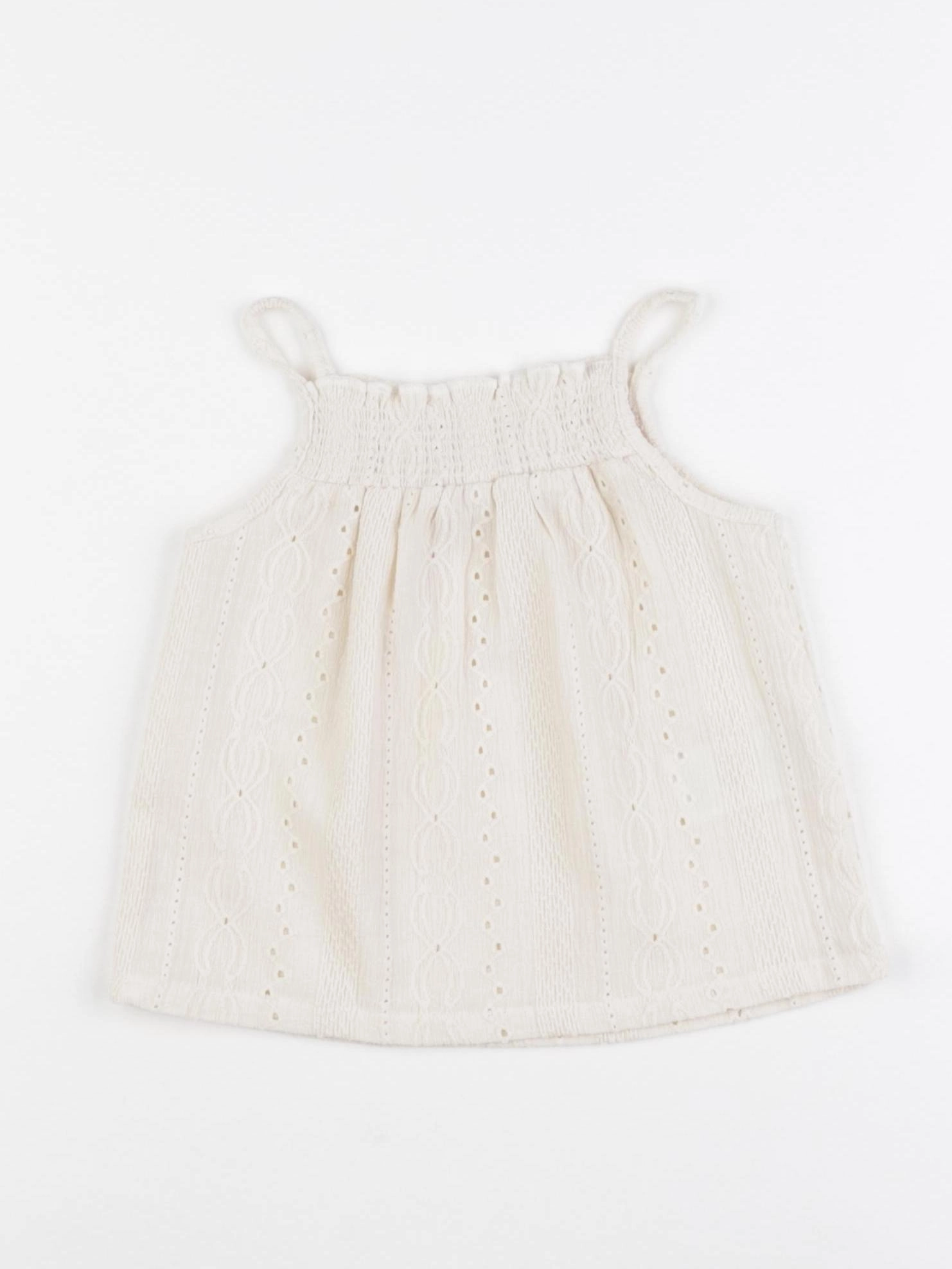 Vertbaudet - débardeur beige - 18 mois