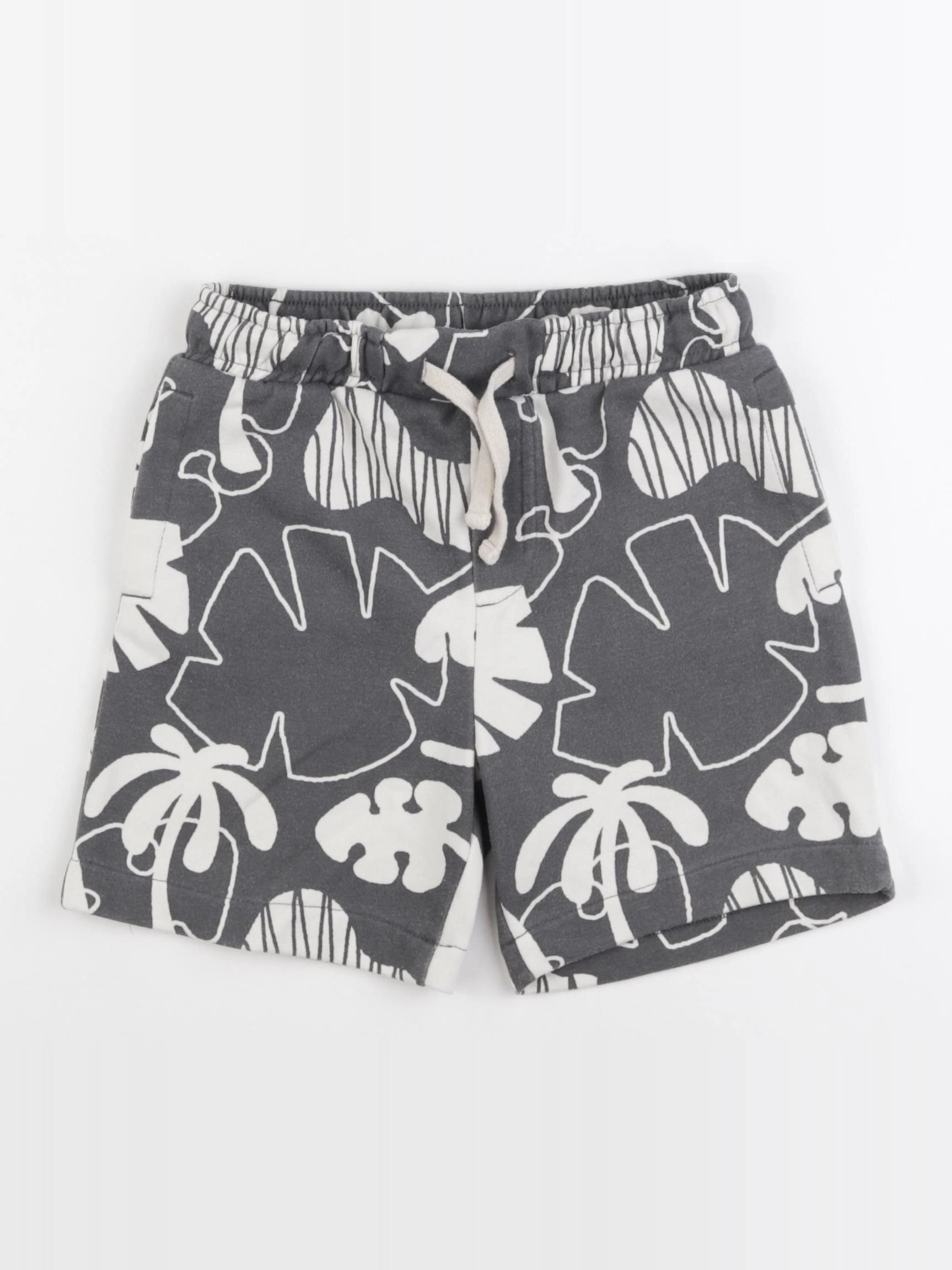 Vertbaudet - short gris - 7 ans
