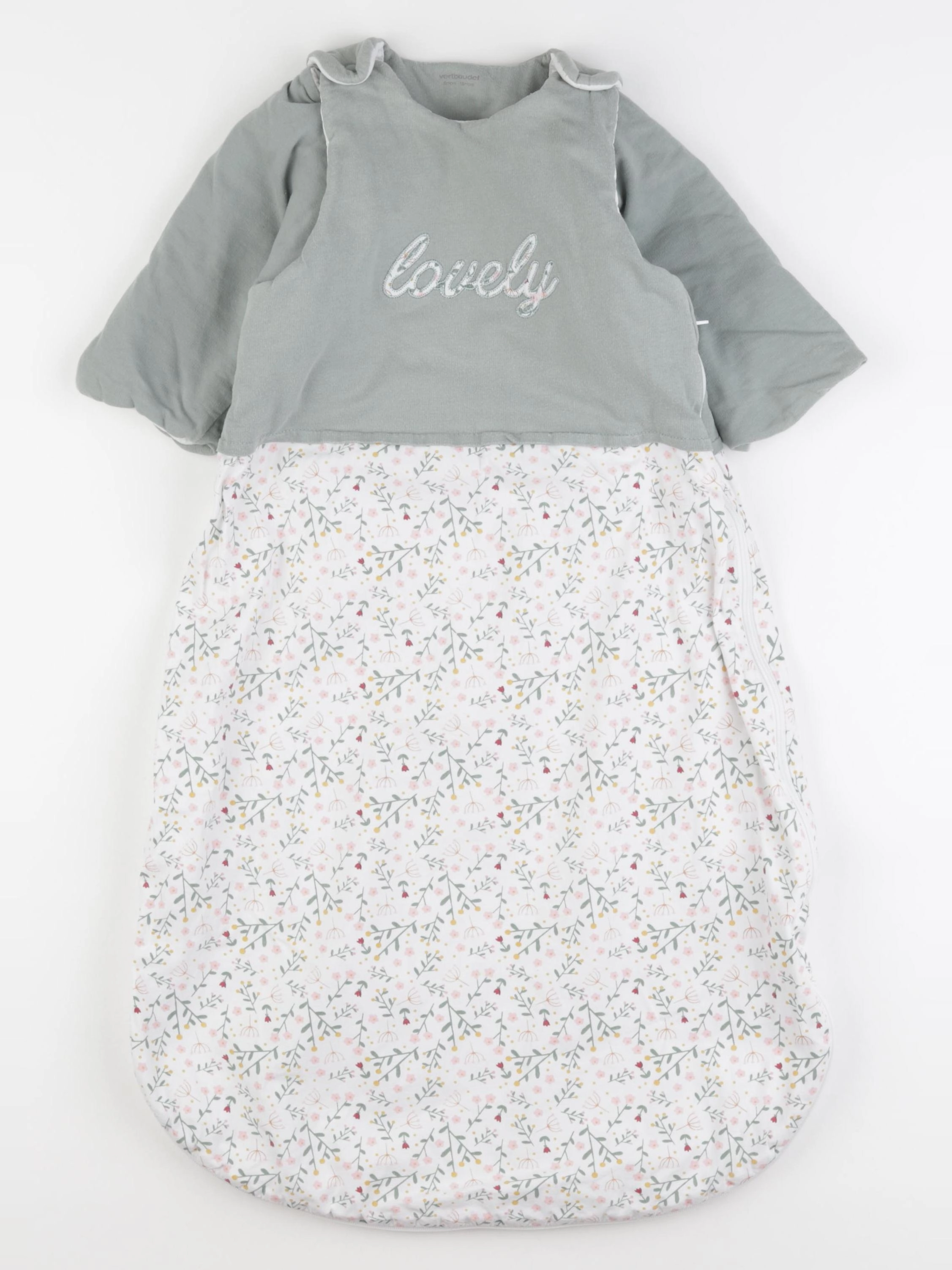 Vertbaudet - gigoteuse TOG 3 blanc, vert - 6/18 mois