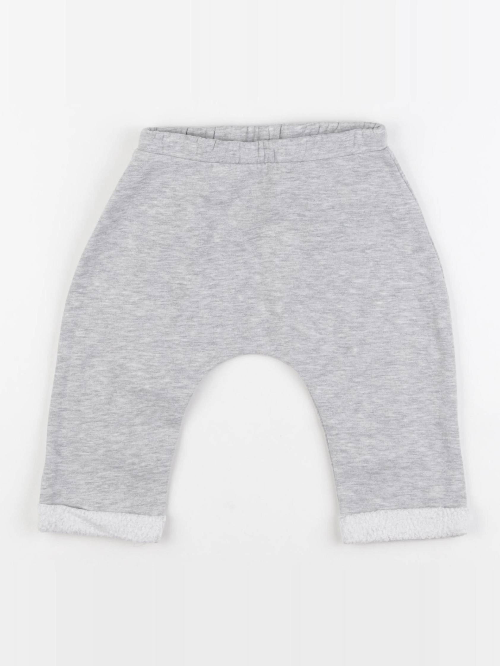 Vertbaudet - sarouel gris - 12 mois