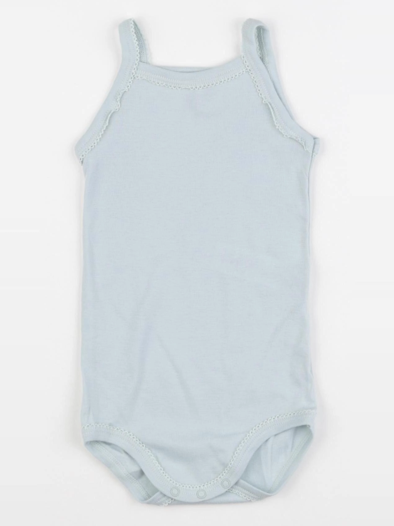 Petit Bateau - body vert - 18 mois