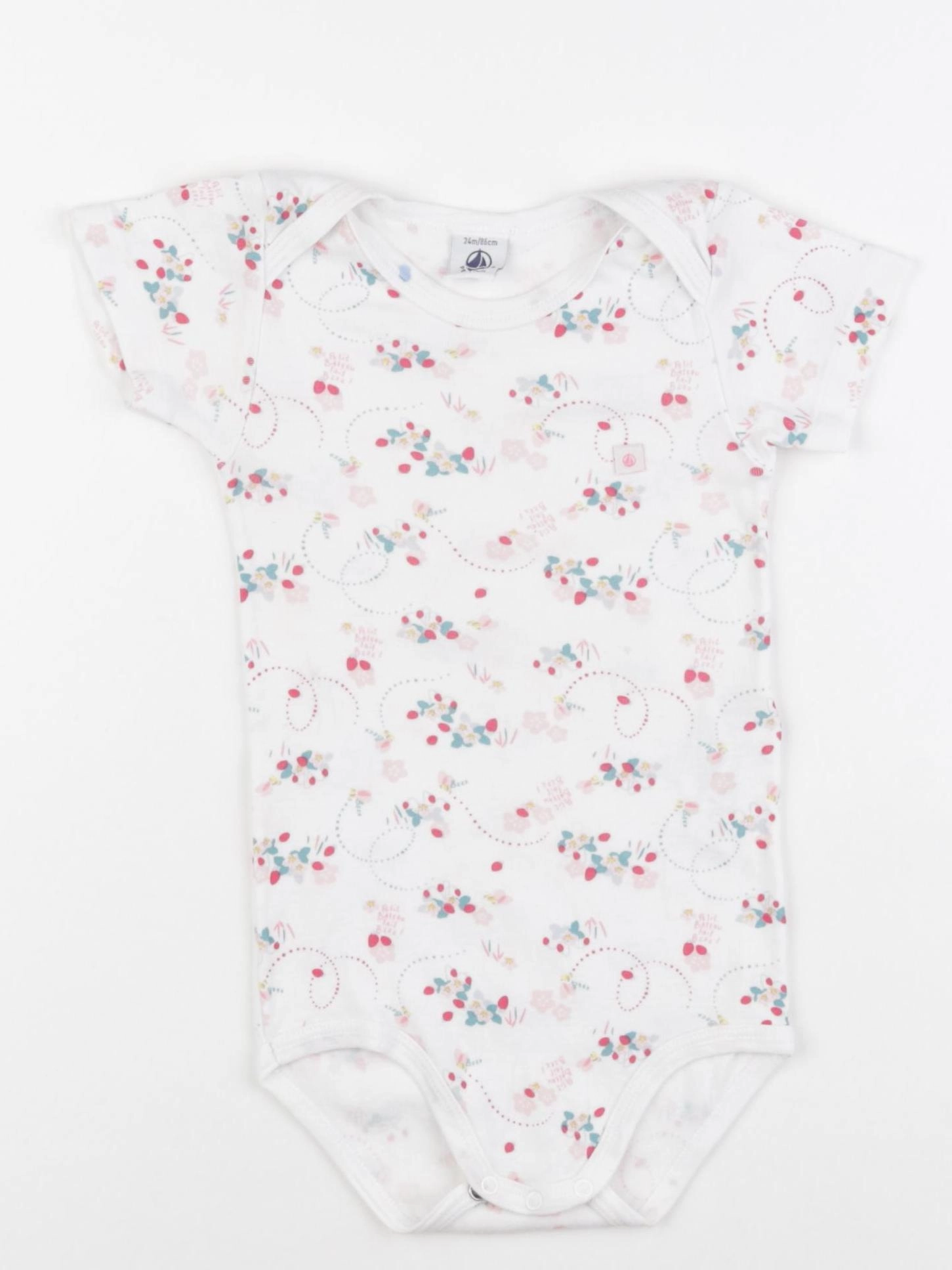 Petit Bateau - body multicolore - 24 mois