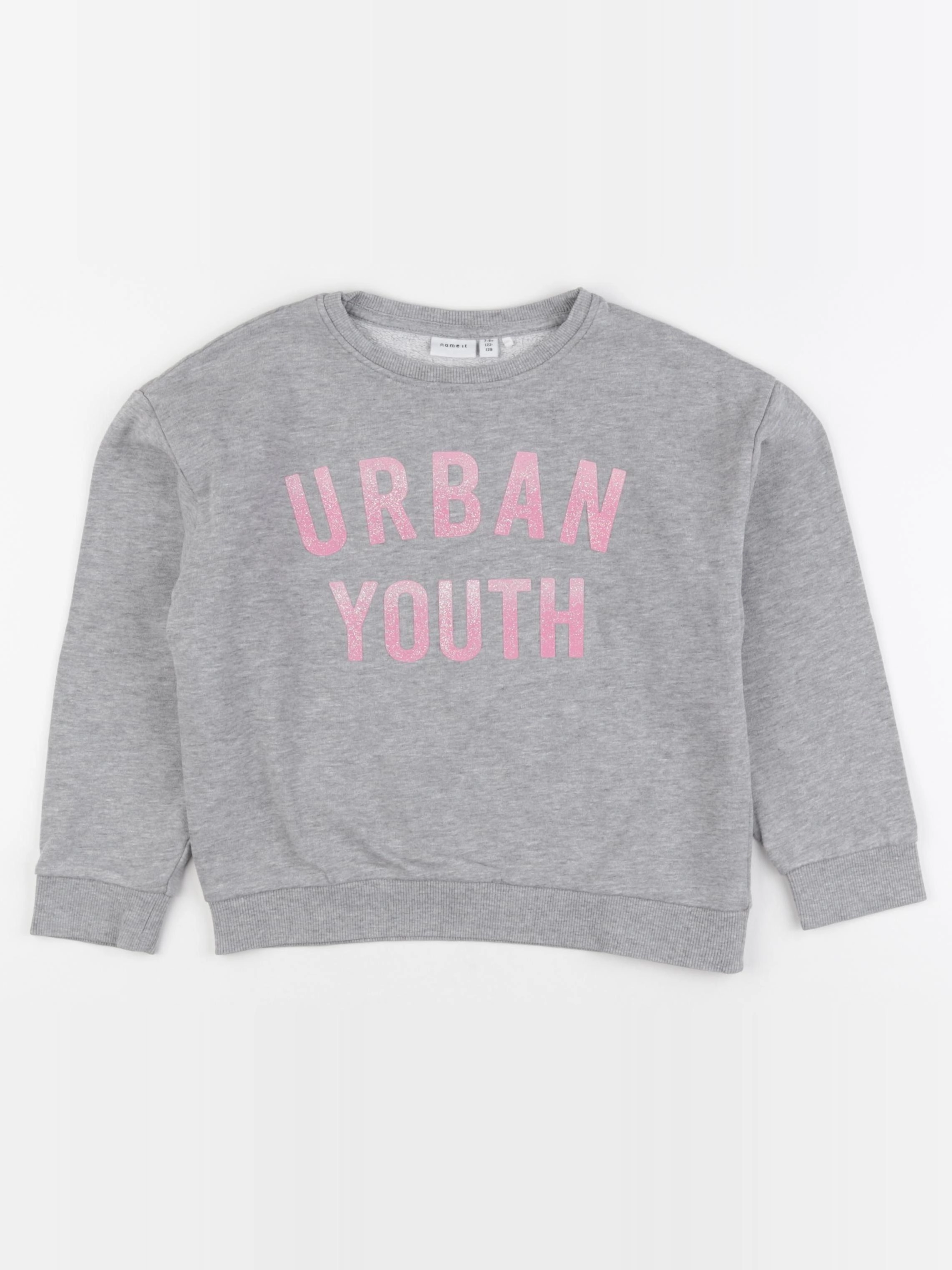 Name it - sweat gris - 7/8 ans