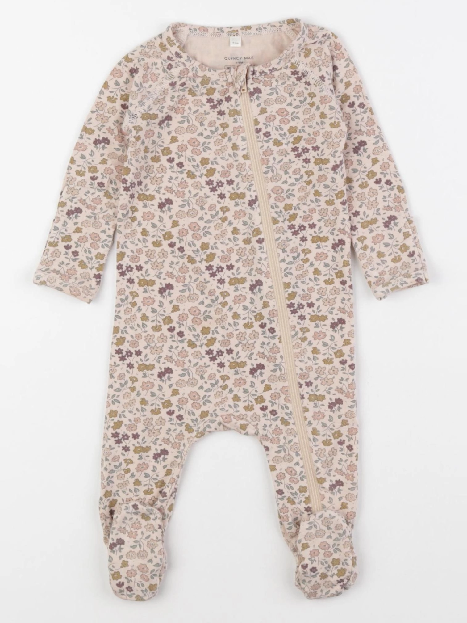 Quincy Mae - pyjama coton multicolore - 3/6 mois