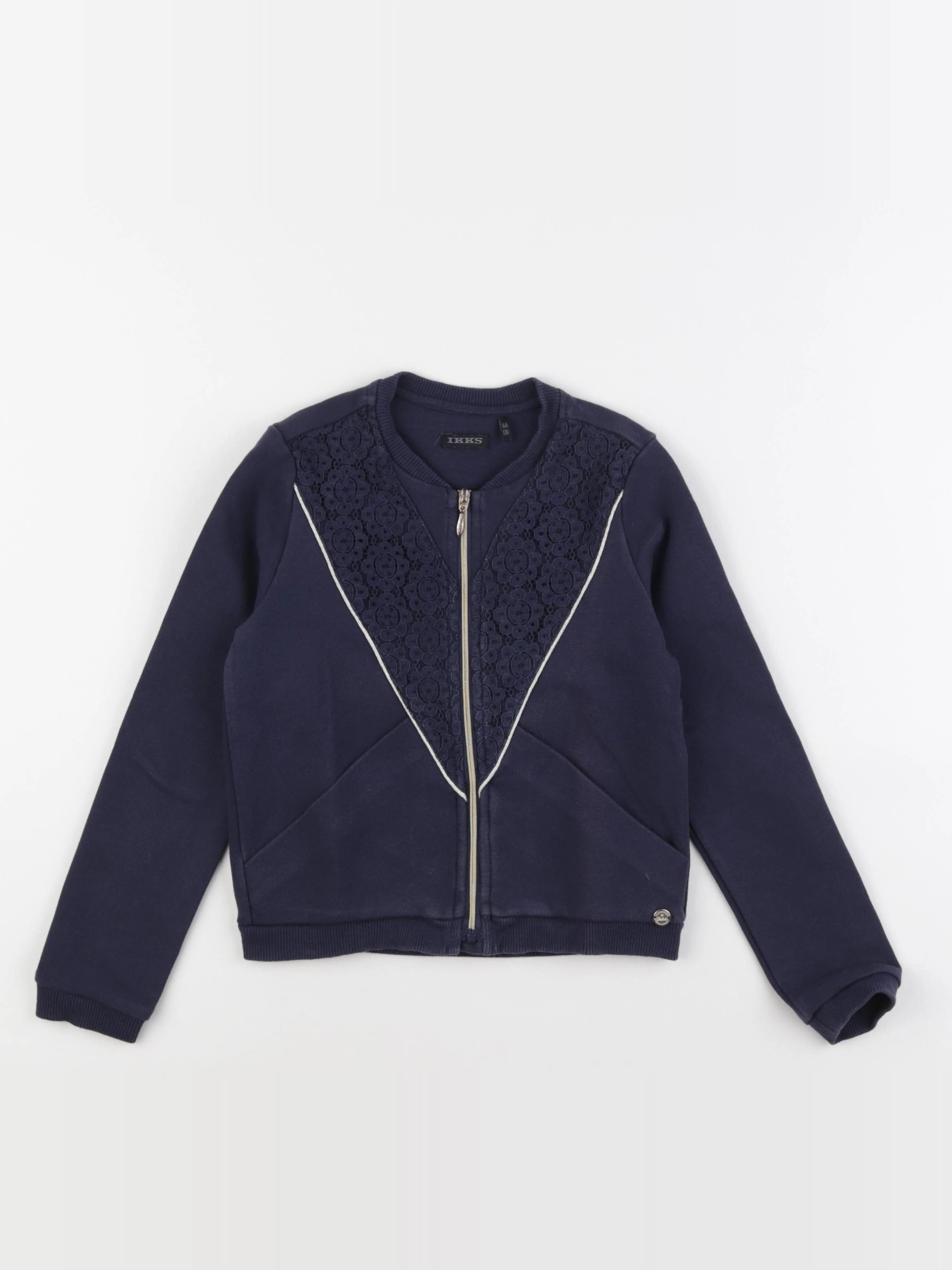 IKKS - sweat bleu - 6 ans