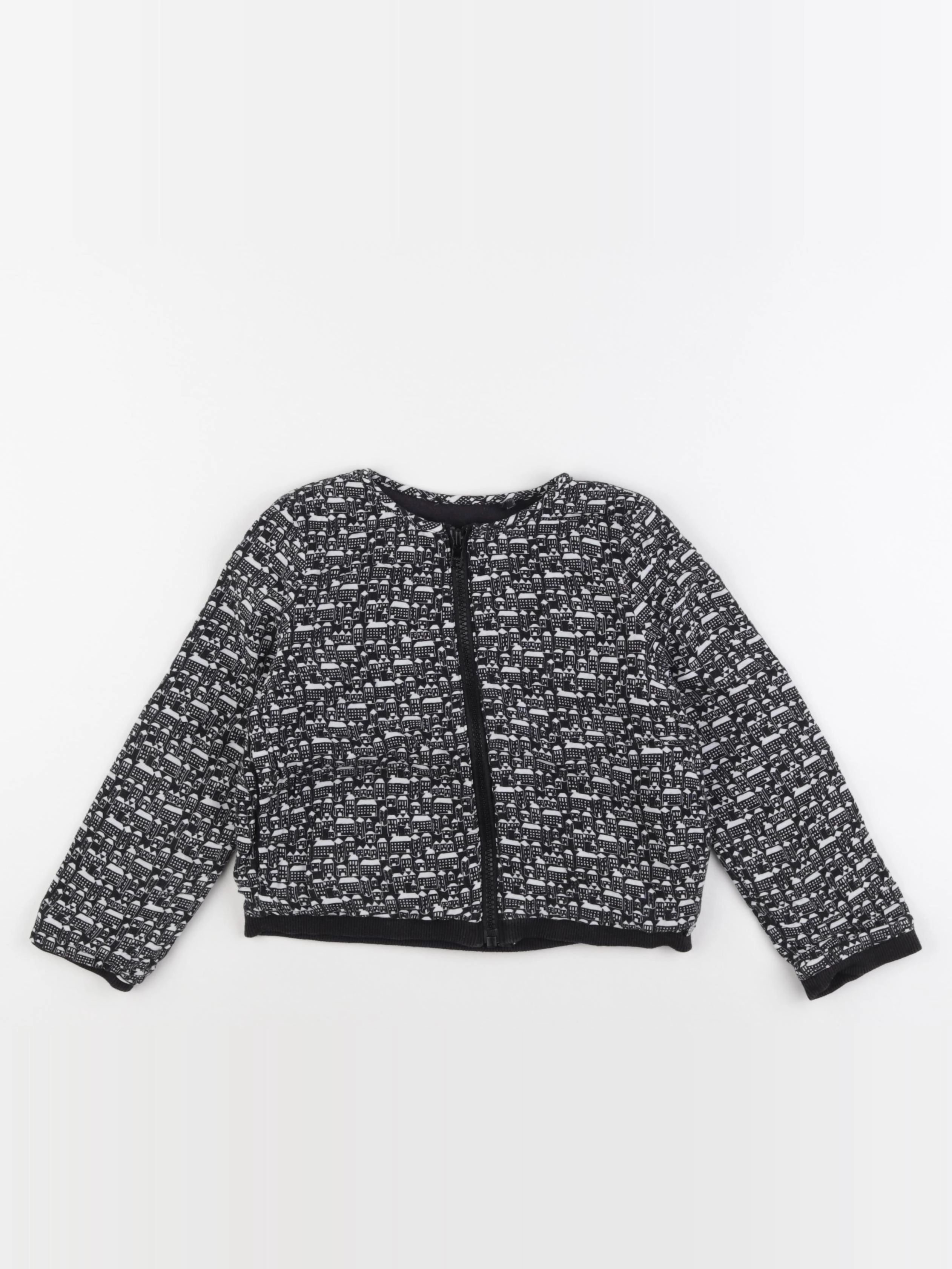 IKKS - veste blanc, noir - 5 ans