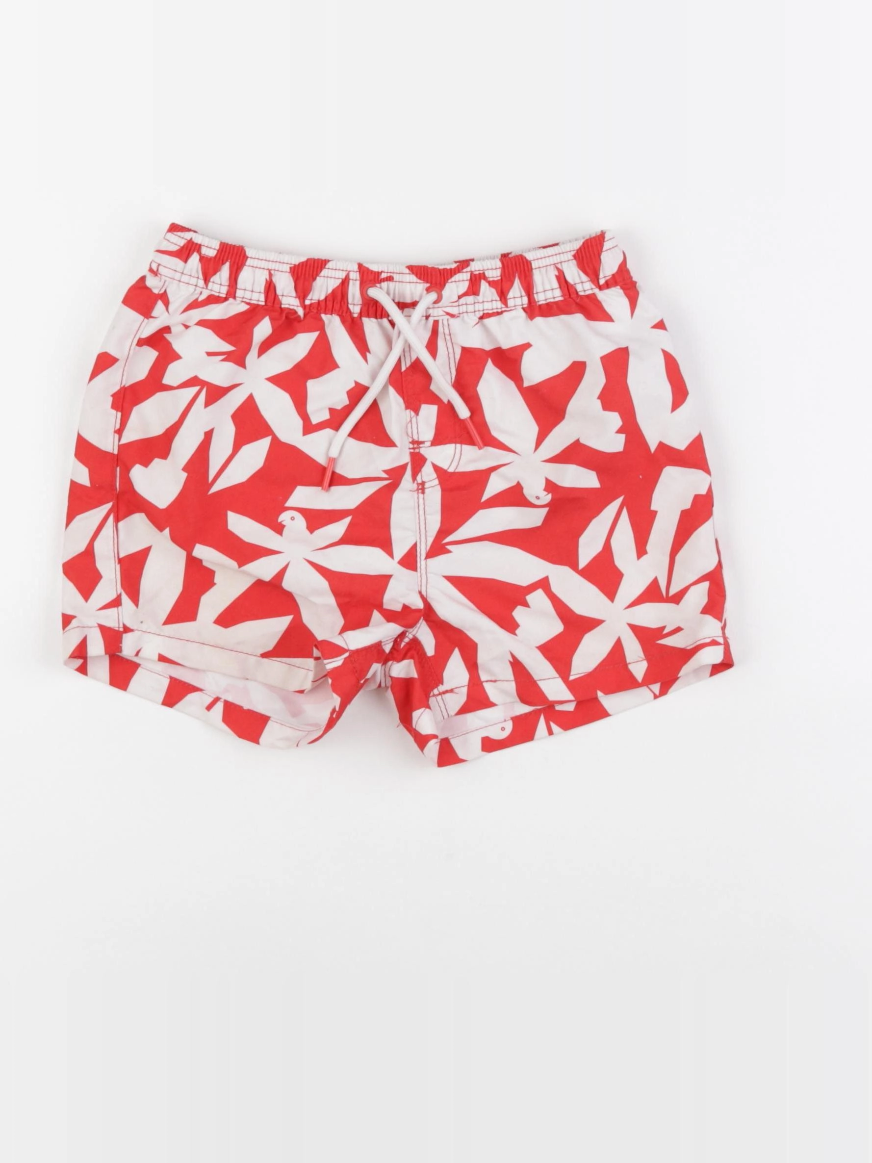 Okaidi - maillot de bain rouge, blanc - 6 ans