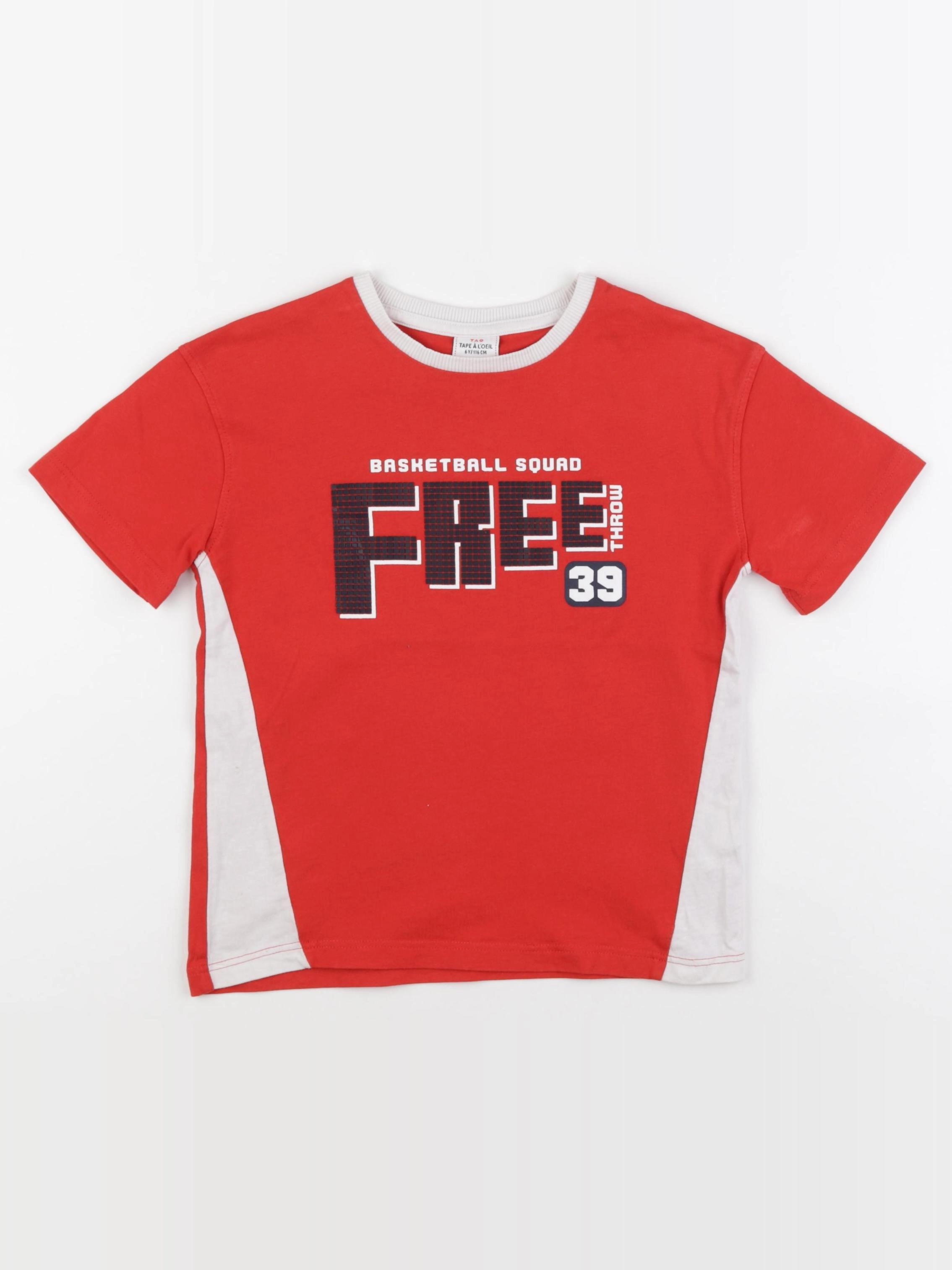 Tape à l'oeil - tee-shirt rouge - 6 ans