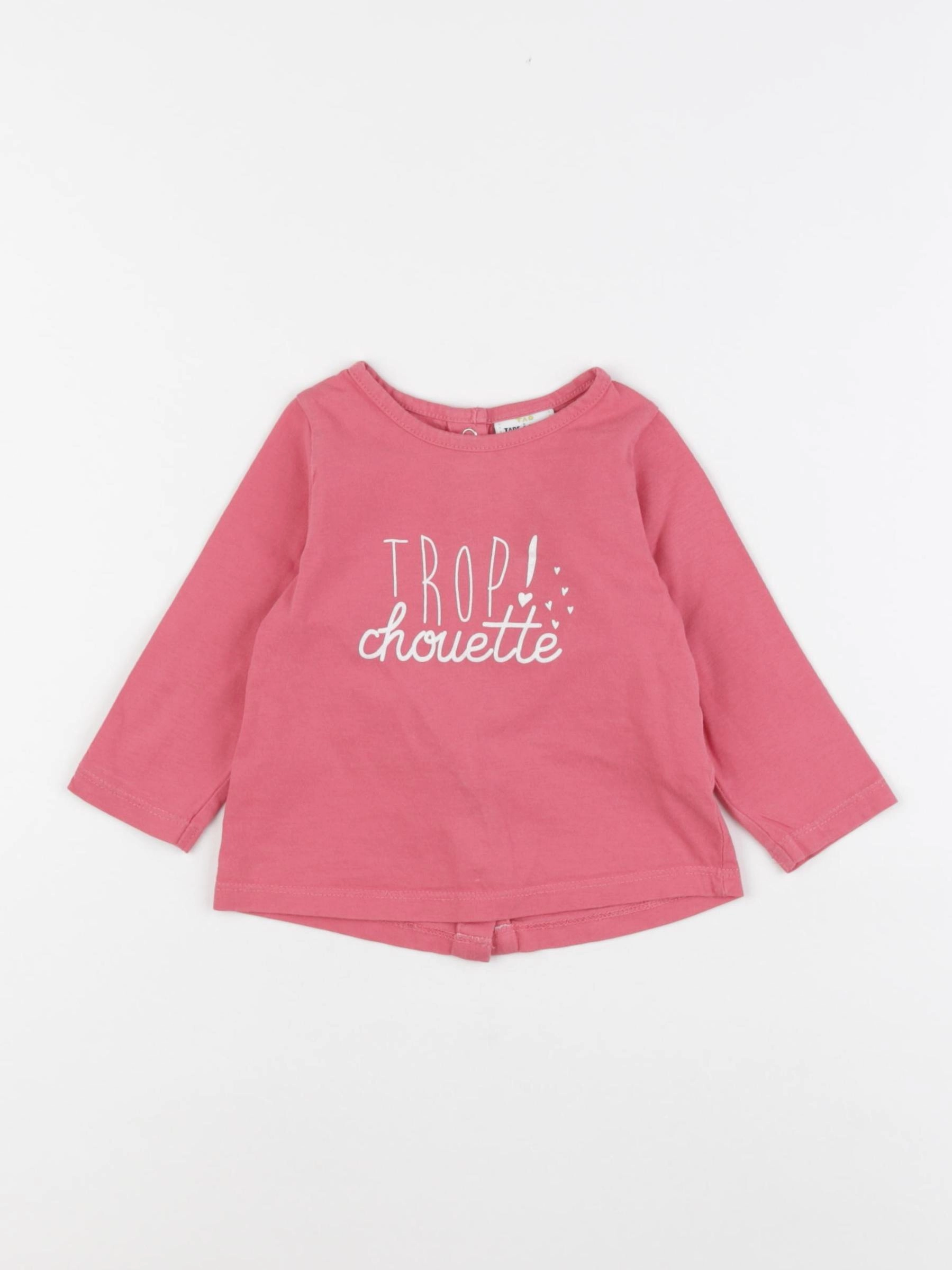 Tape à l'oeil - tee-shirt rose - 9 mois