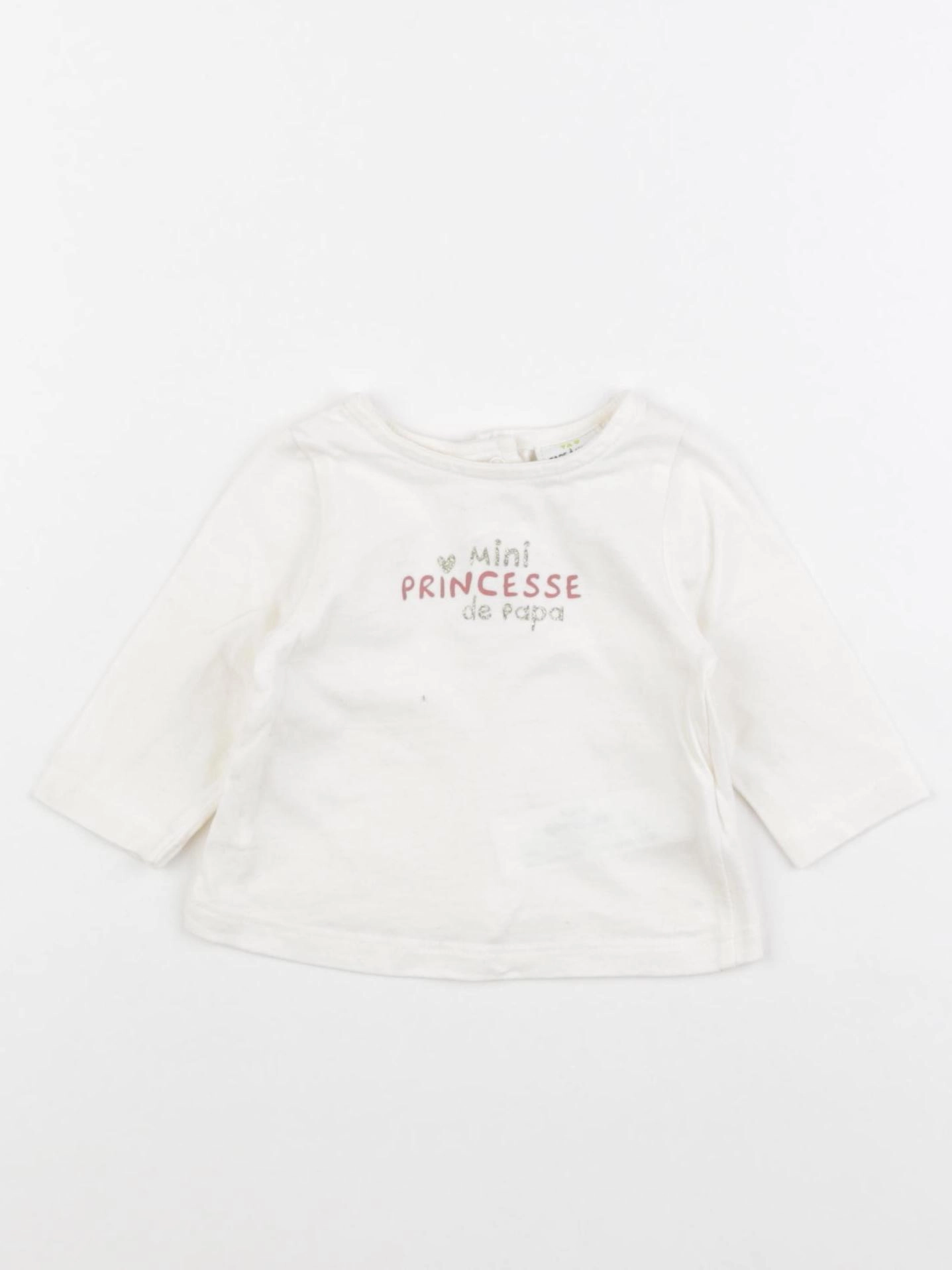 Tape à l'oeil - tee-shirt beige - 1 mois
