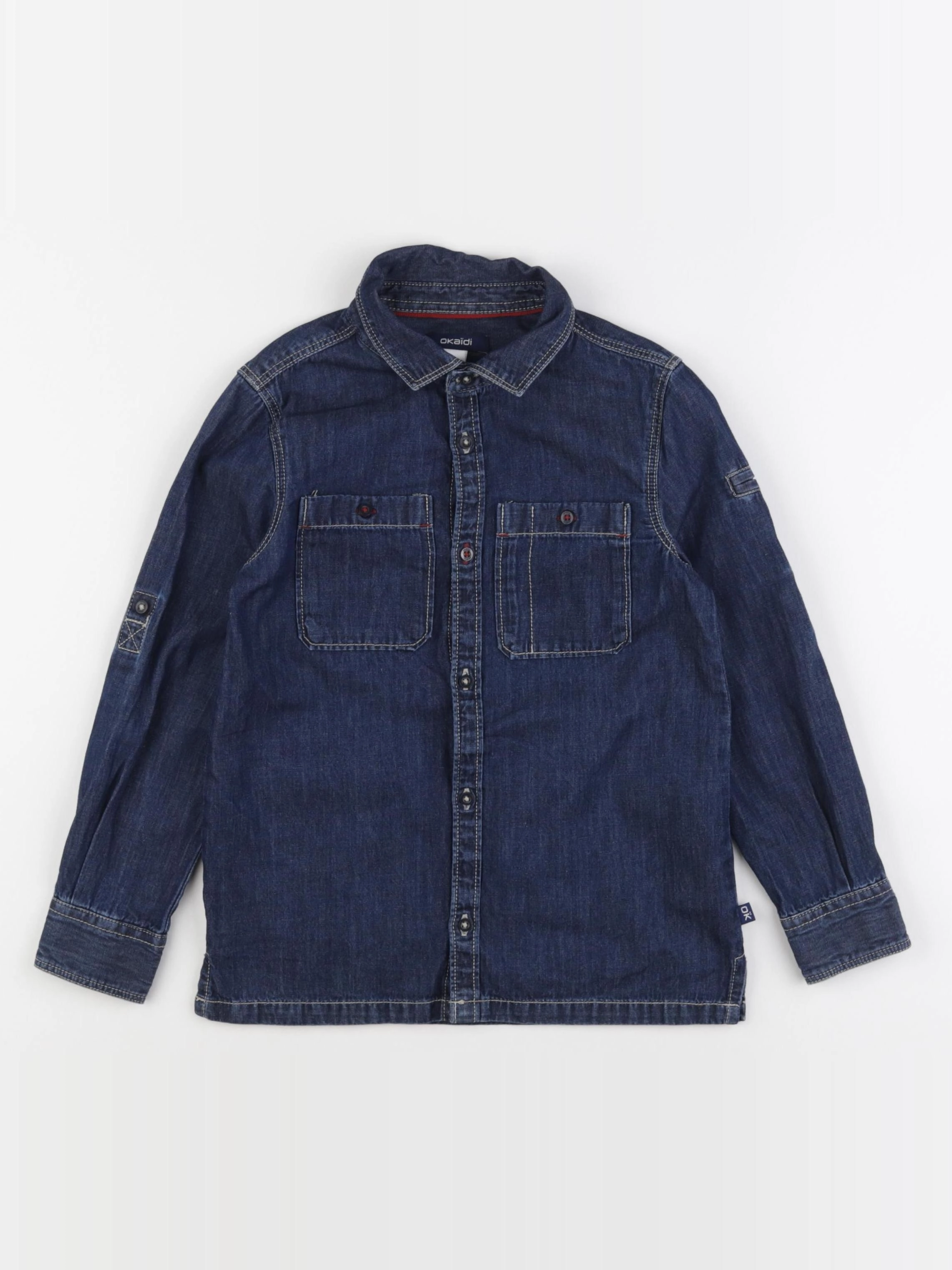 Okaidi - chemise bleu - 6 ans