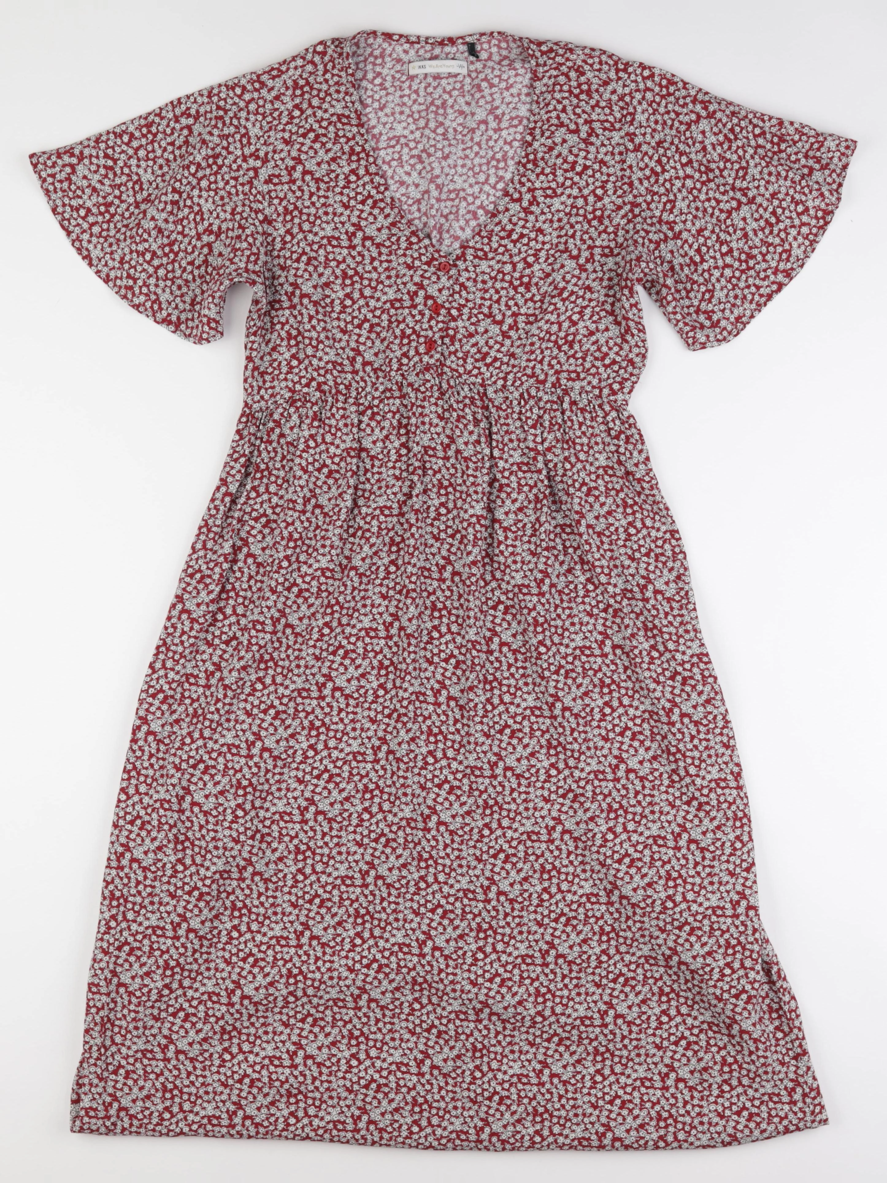 IKKS - robe rouge - 16 ans