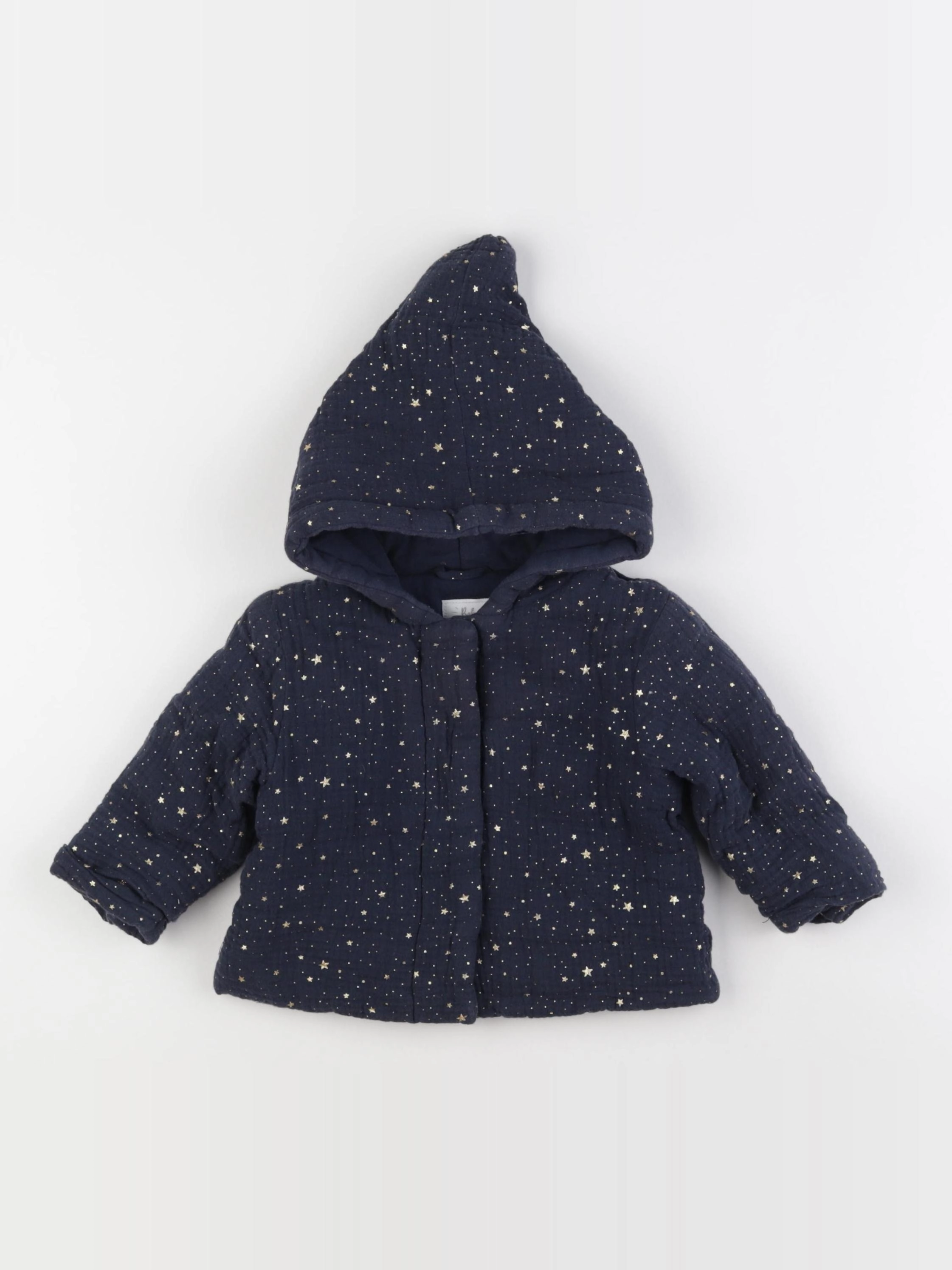 Vertbaudet - veste bleu - 6 mois