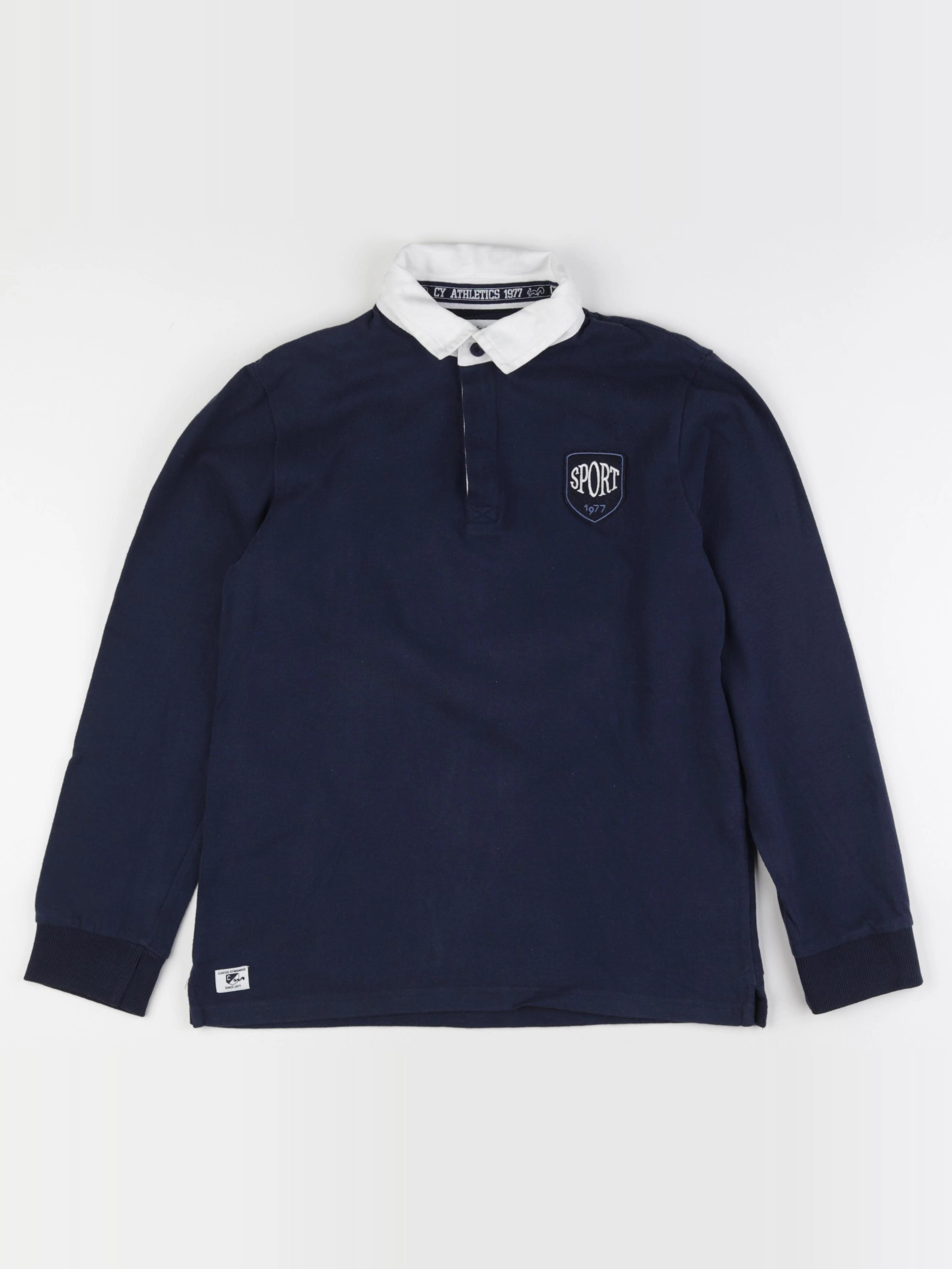 Cyrillus - polo bleu - 12 ans
