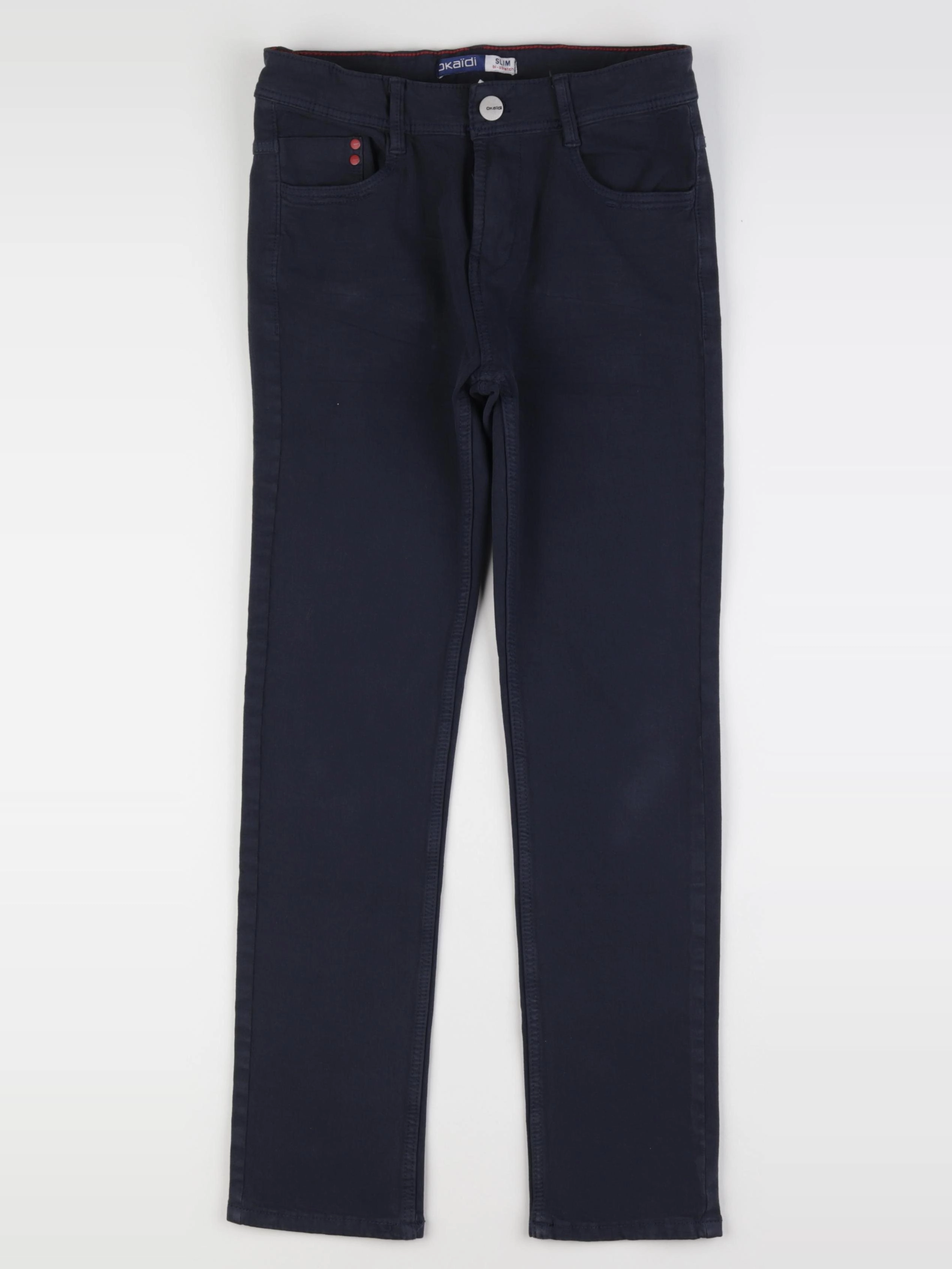 Okaidi - pantalon bleu - 10 ans