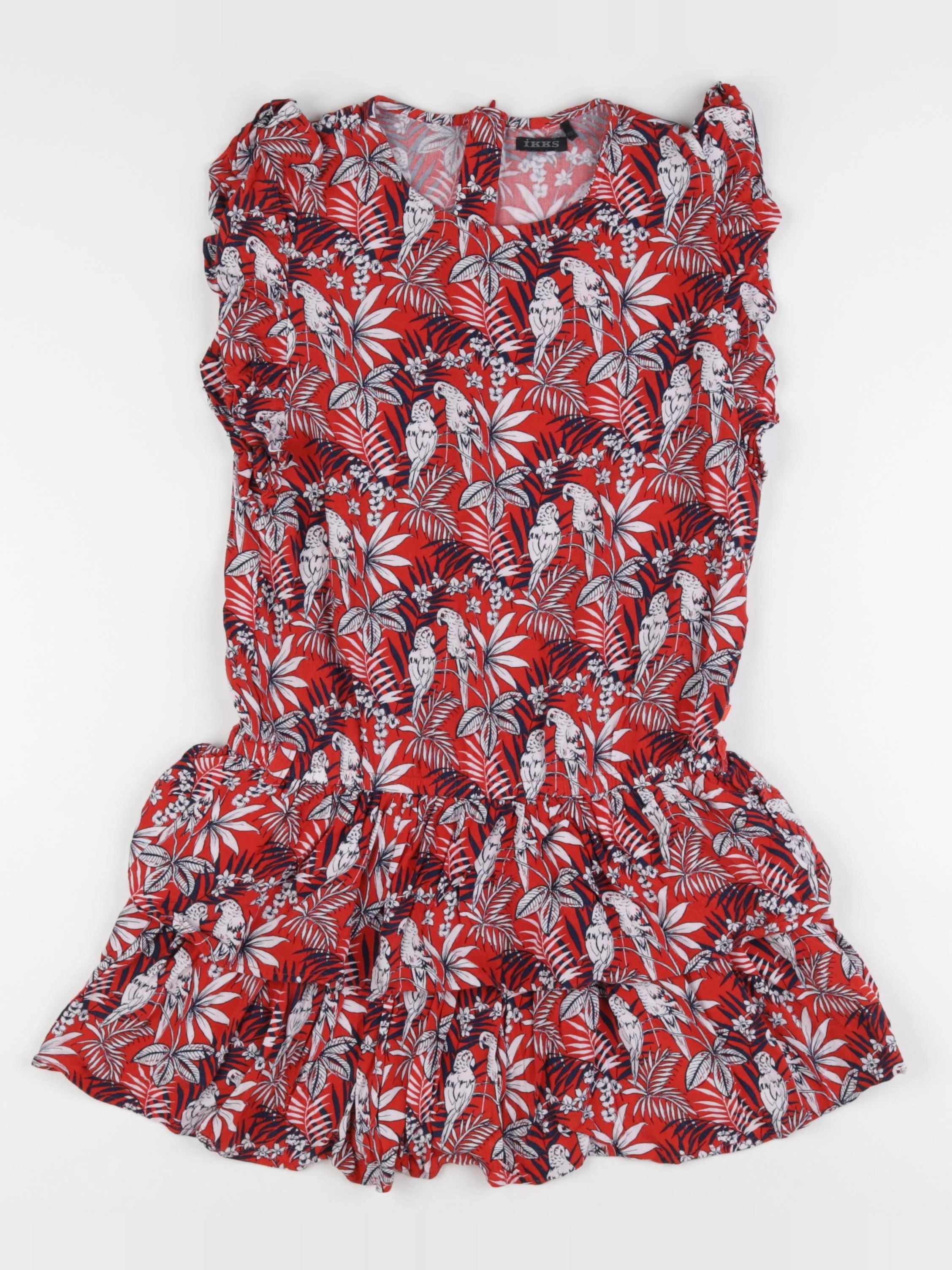 IKKS - robe rouge - 10 ans