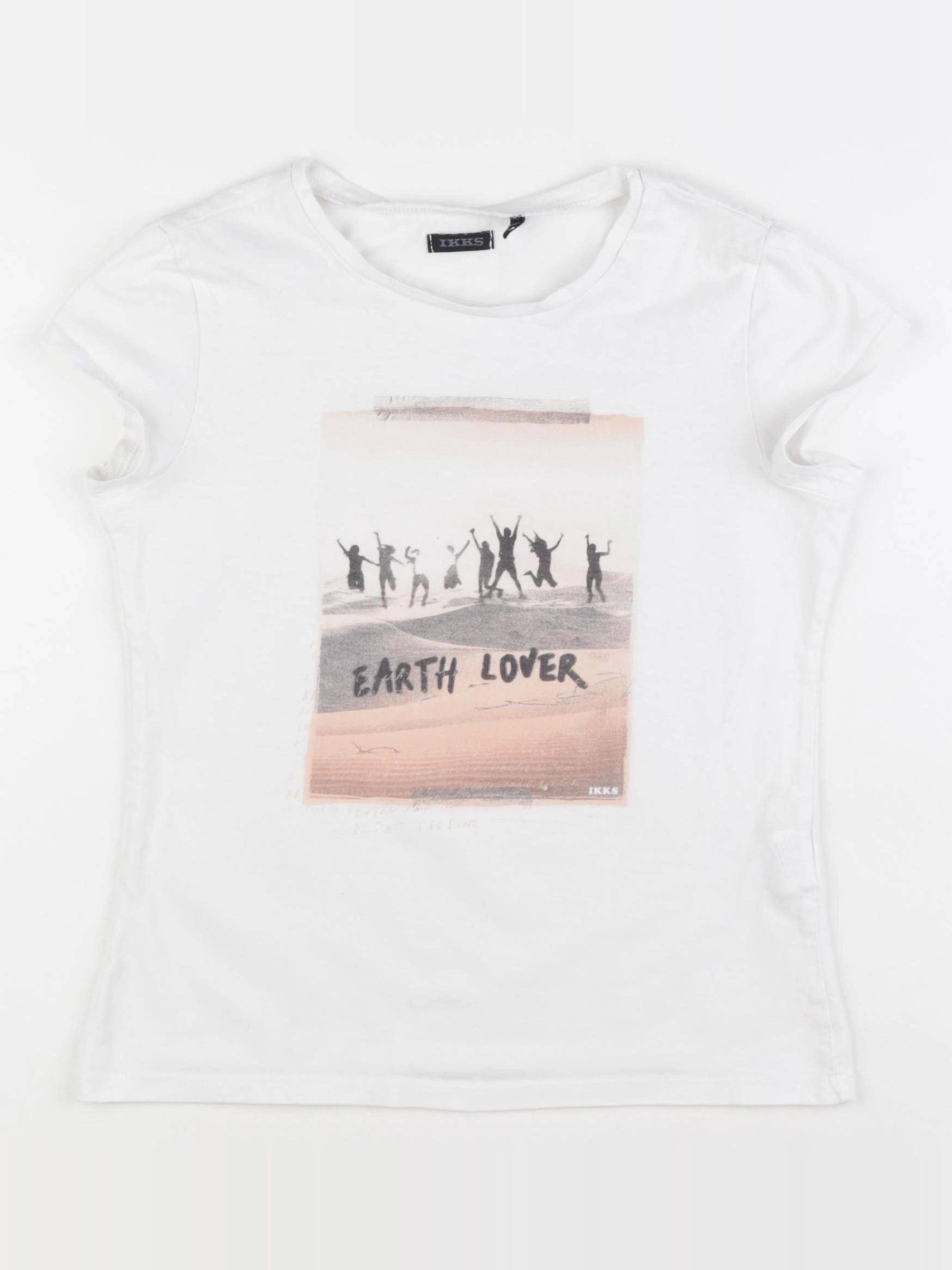 IKKS - tee-shirt blanc - 10 ans