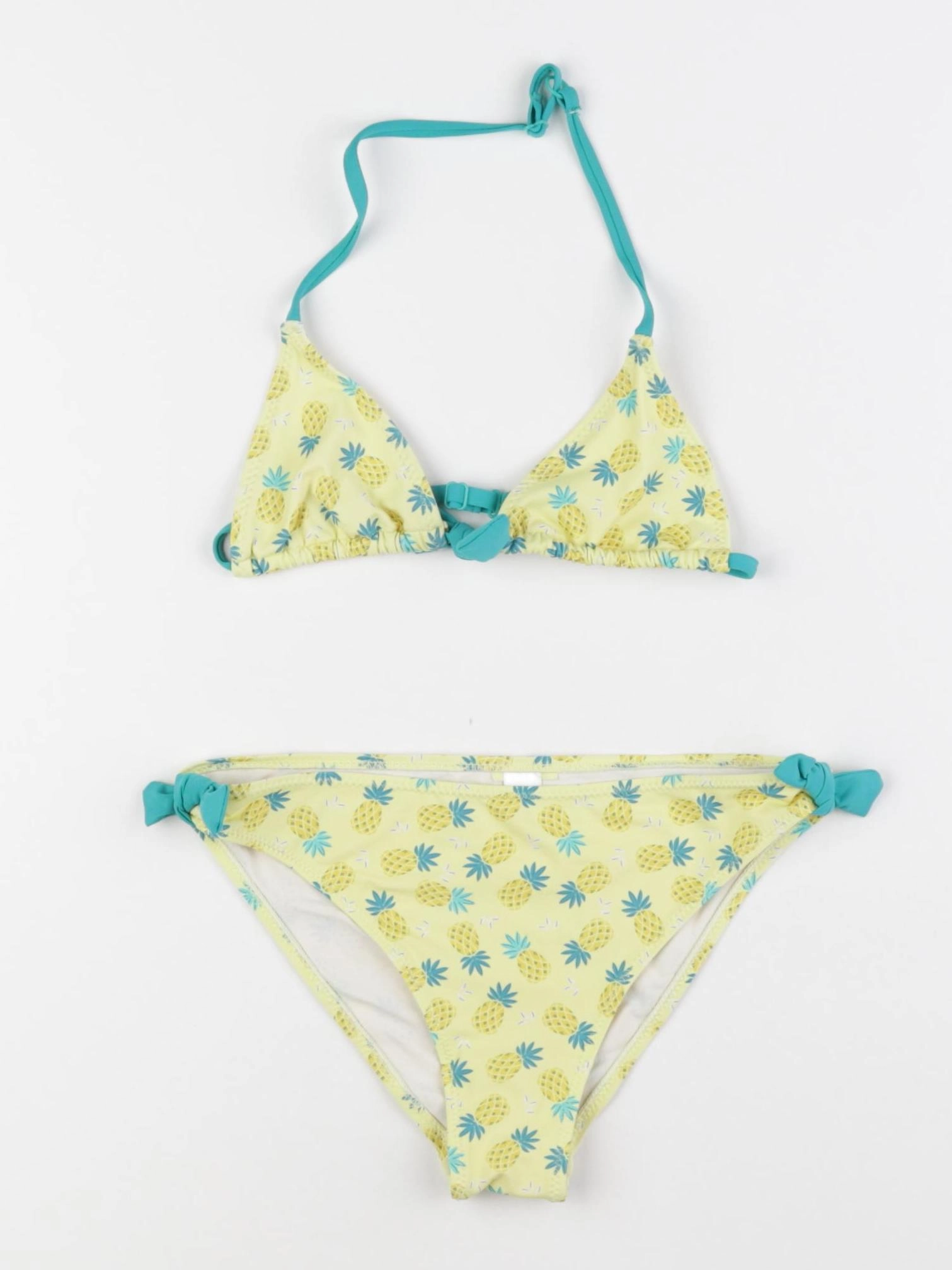 Okaidi - maillot de bain jaune, vert - 8 ans