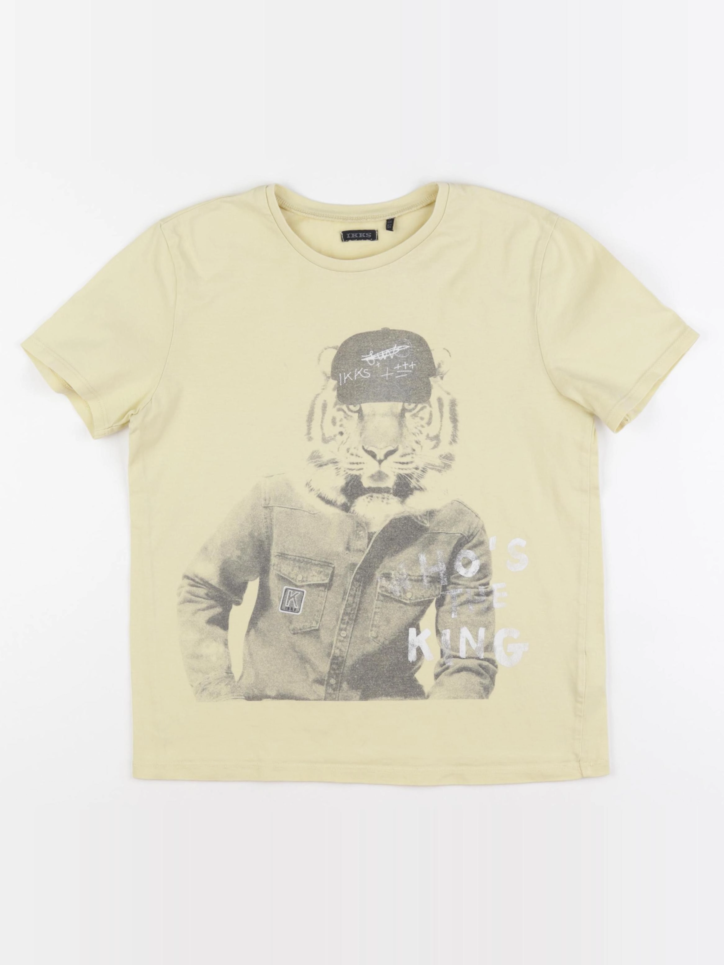 IKKS - tee-shirt jaune - 12 ans