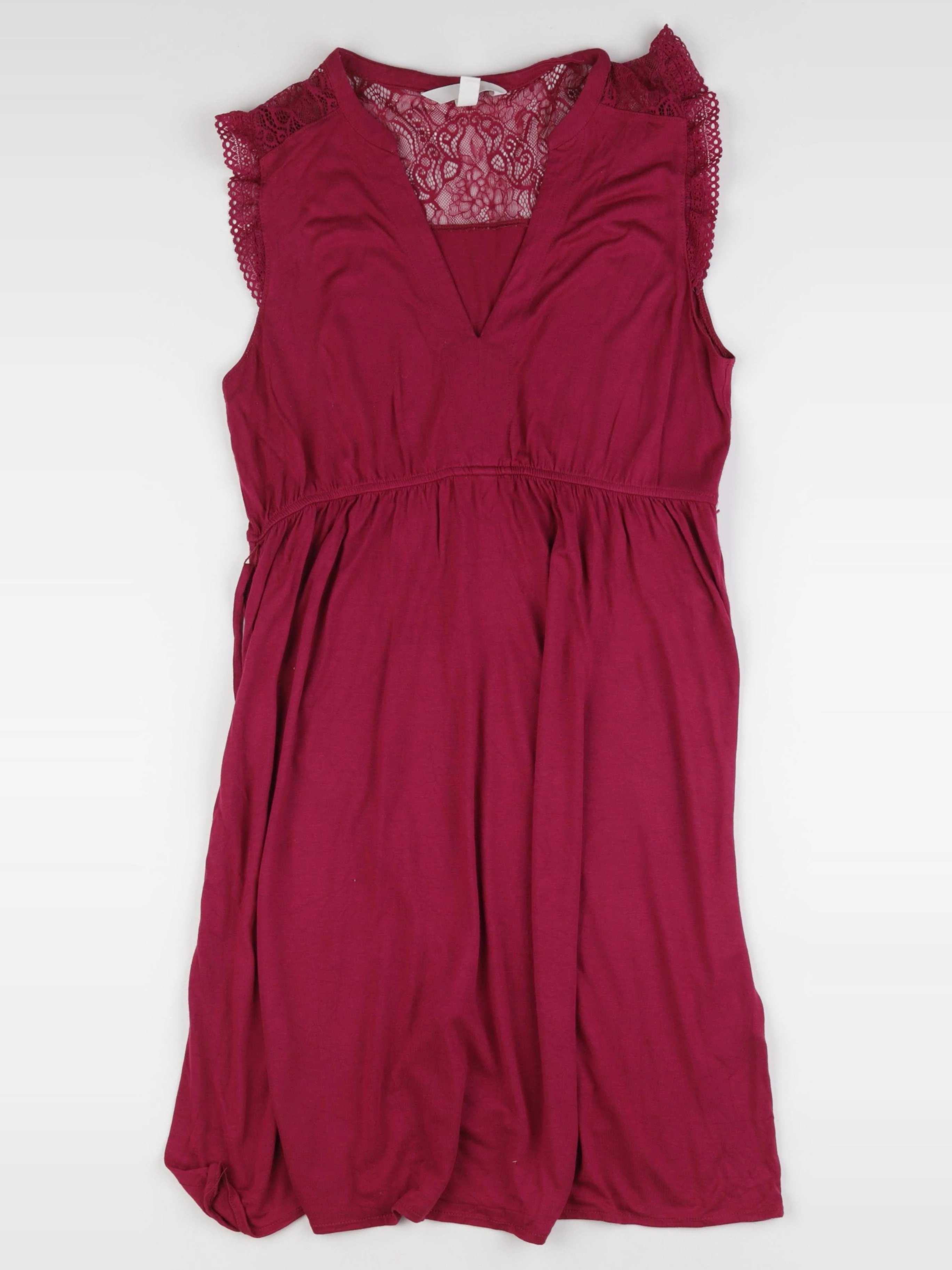 H&M - robe grossesse rose - l